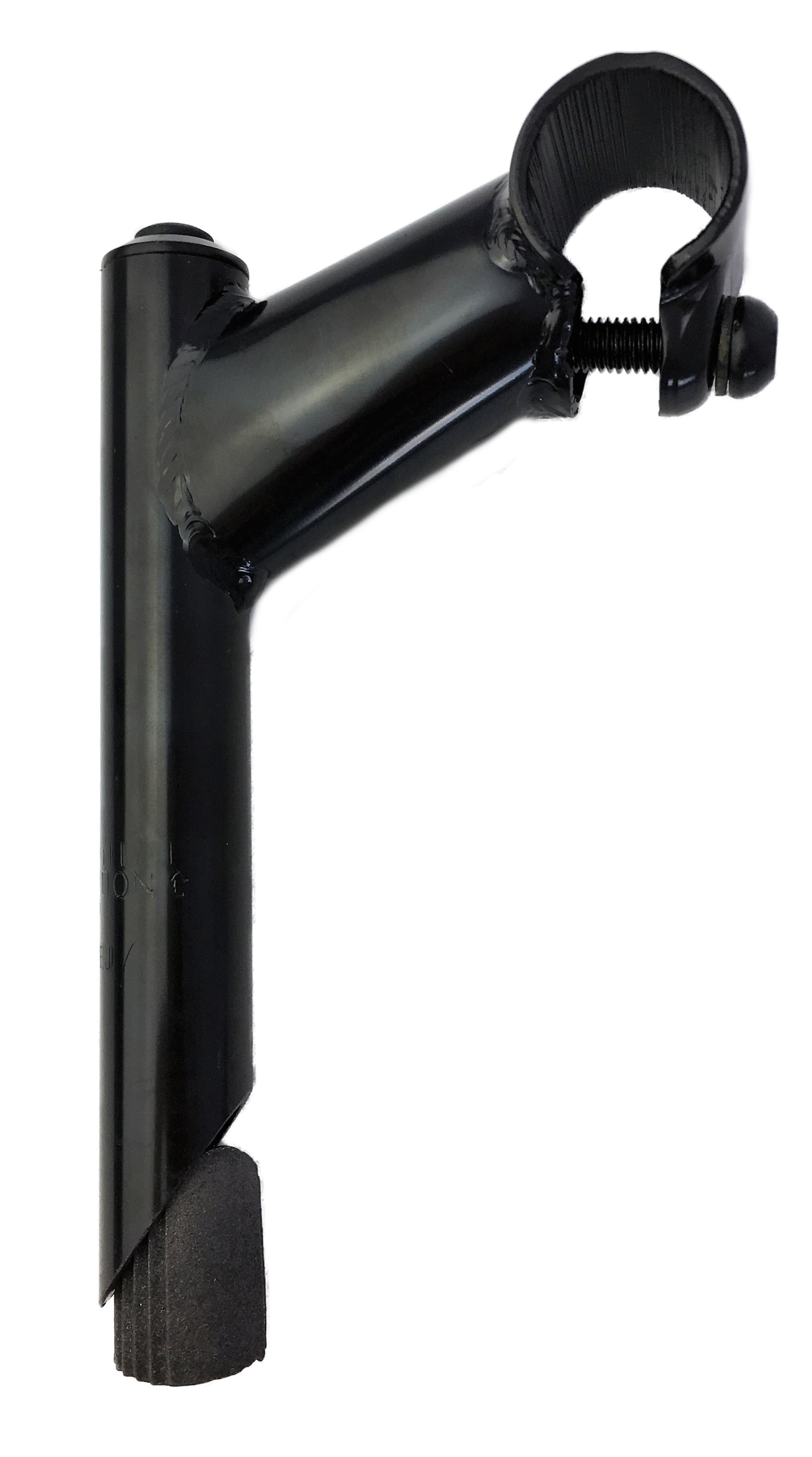 Vorbau, 25,4 - 22,2, 80mm, Stahl-Schaft 1-Fach Schraubenlenkerklemmung schwarz Humpert Ergotec