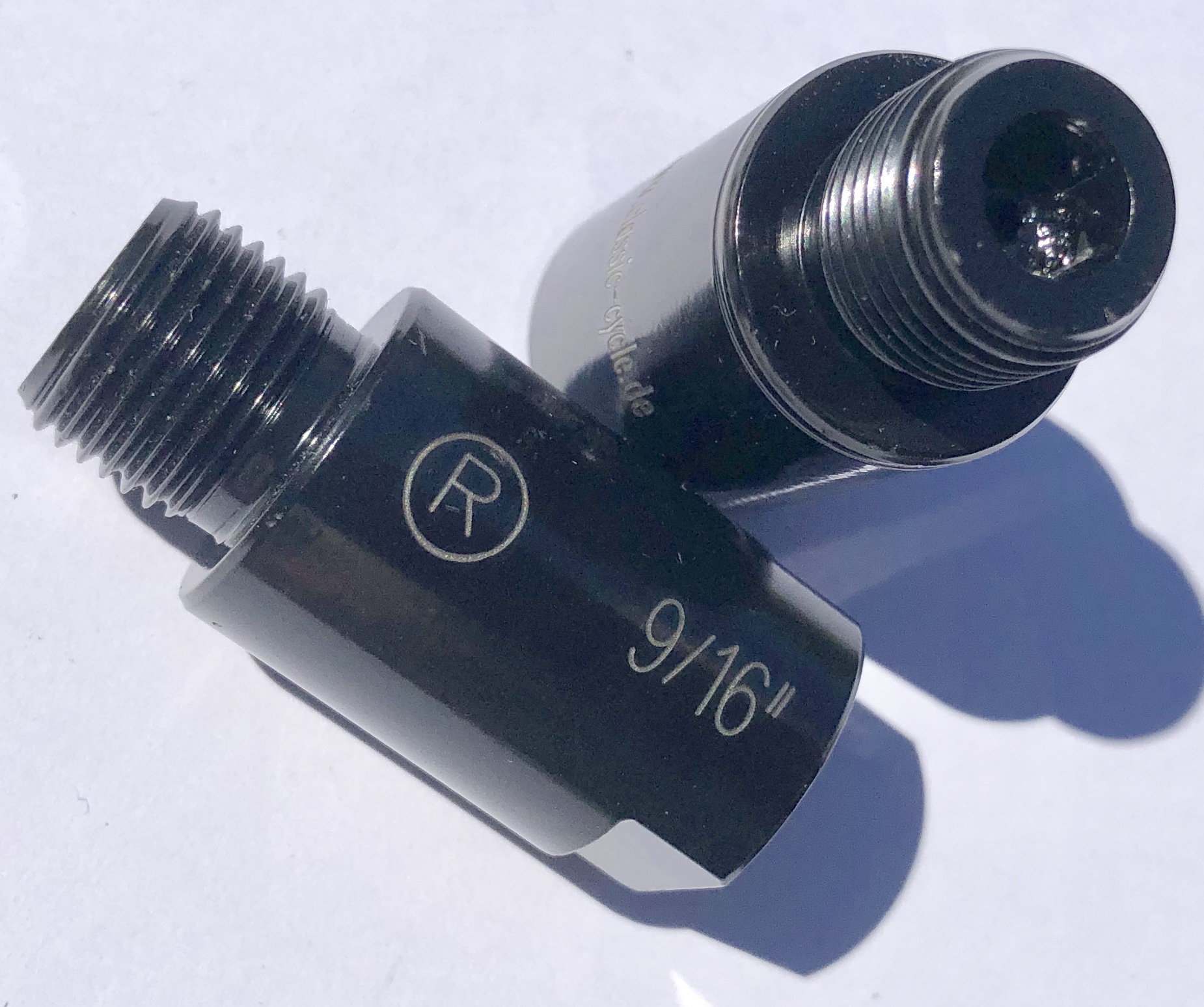 Pedal Gewinde- Achsverlängerung 27 mm für 9/16 Zoll