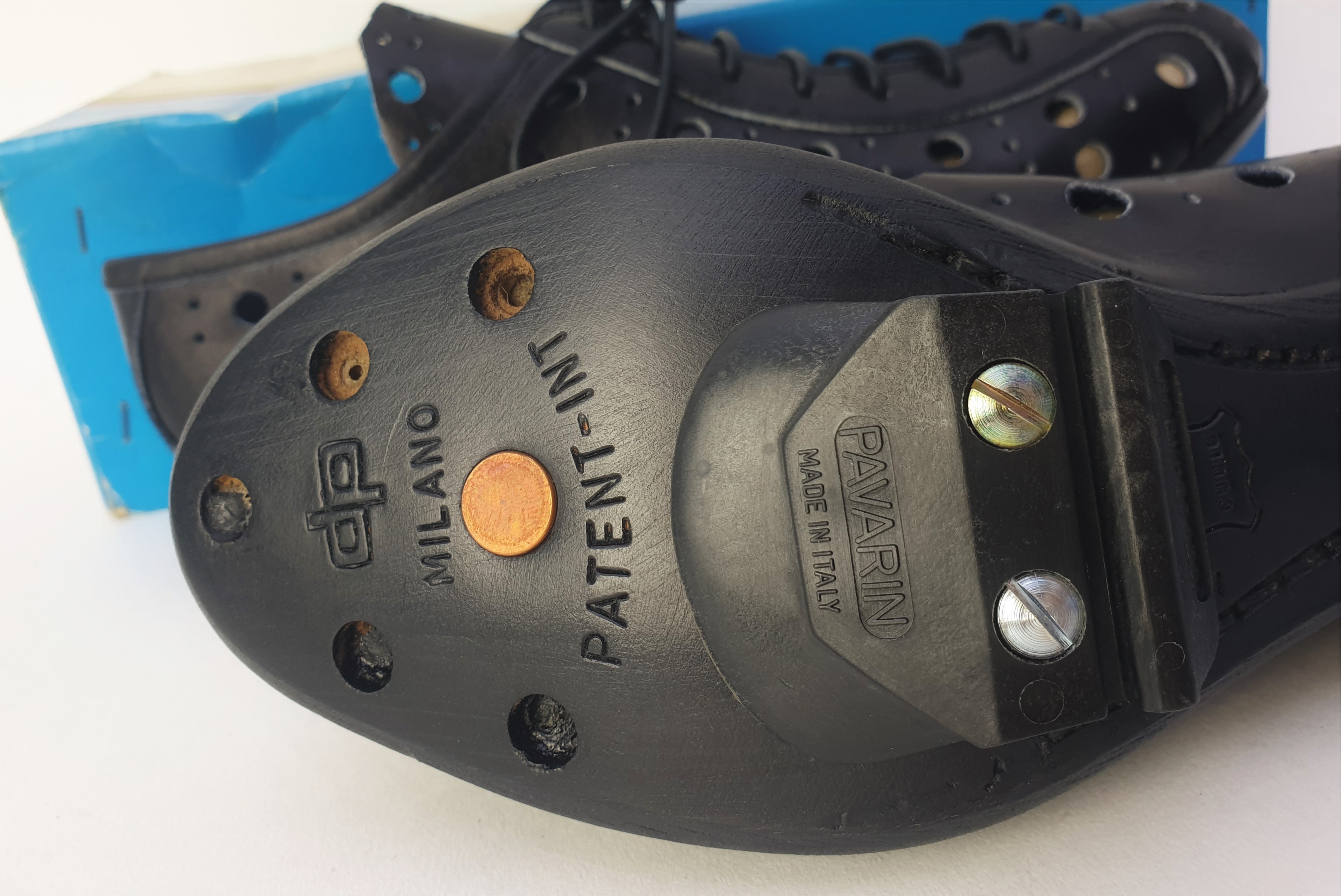 NOS Vintage Detto Pietro art. 70 senior TAR Rennradschuhe Größe 38