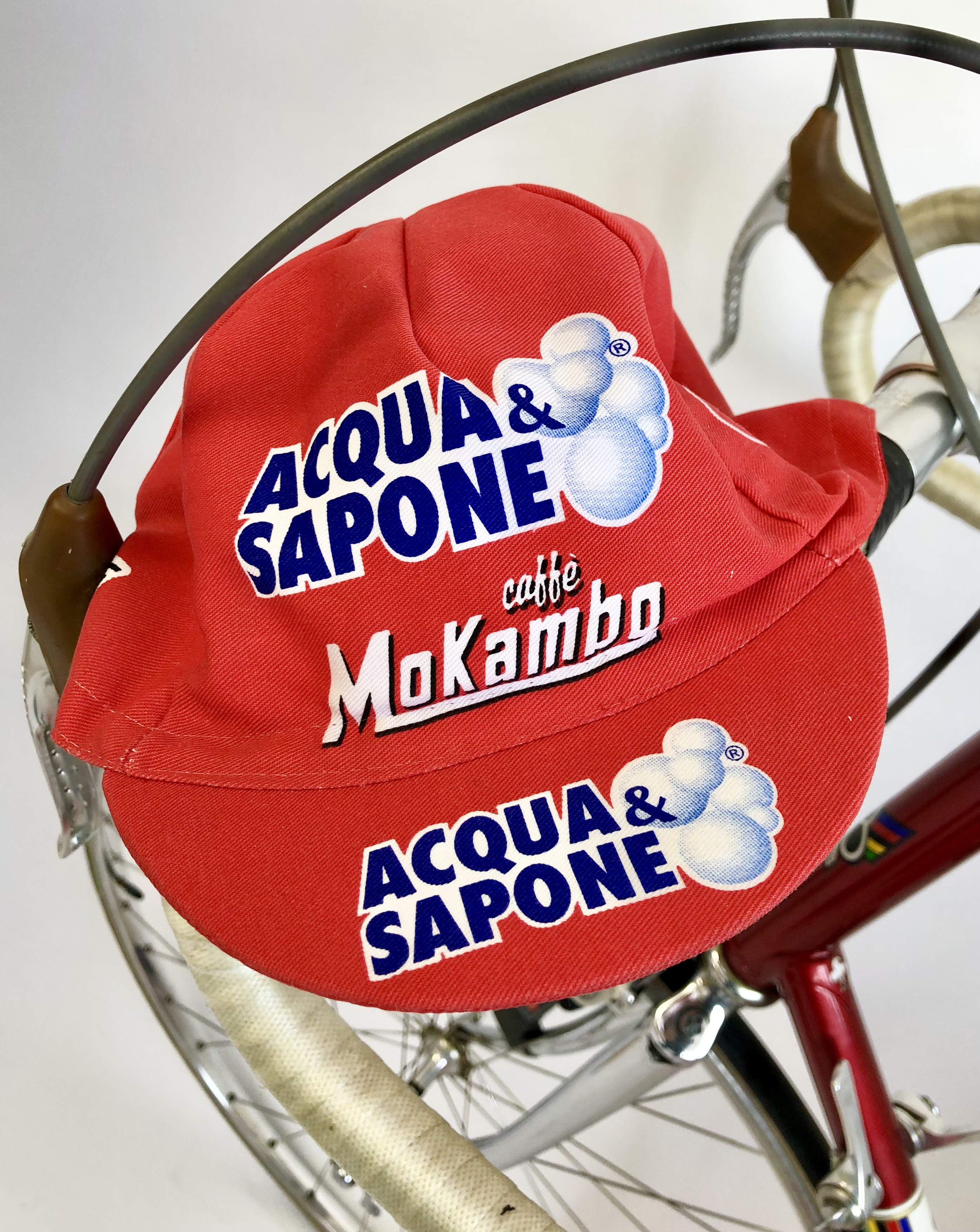 Retro Radsportmütze Team Acqua & Sapone - MoKambo