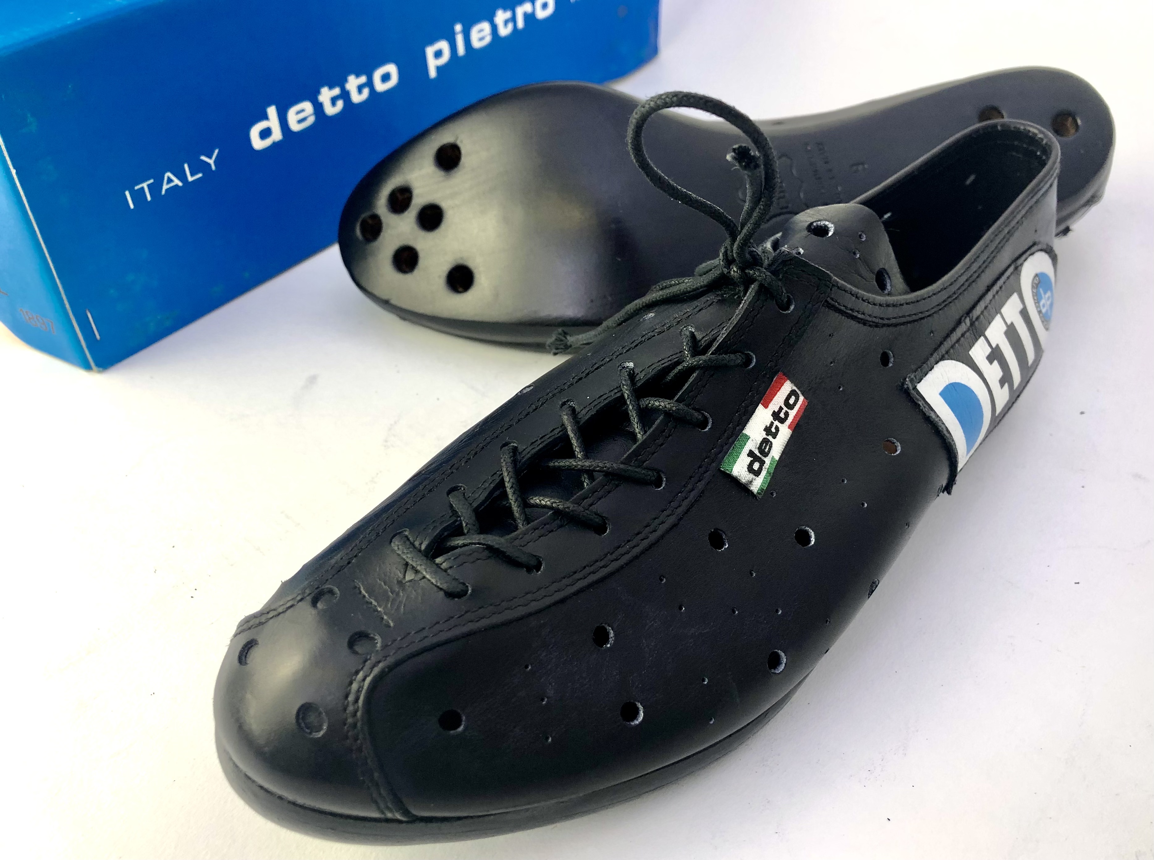 NOS Vintage Detto Pietro Mod. 84 Rennradschuhe Größe 37