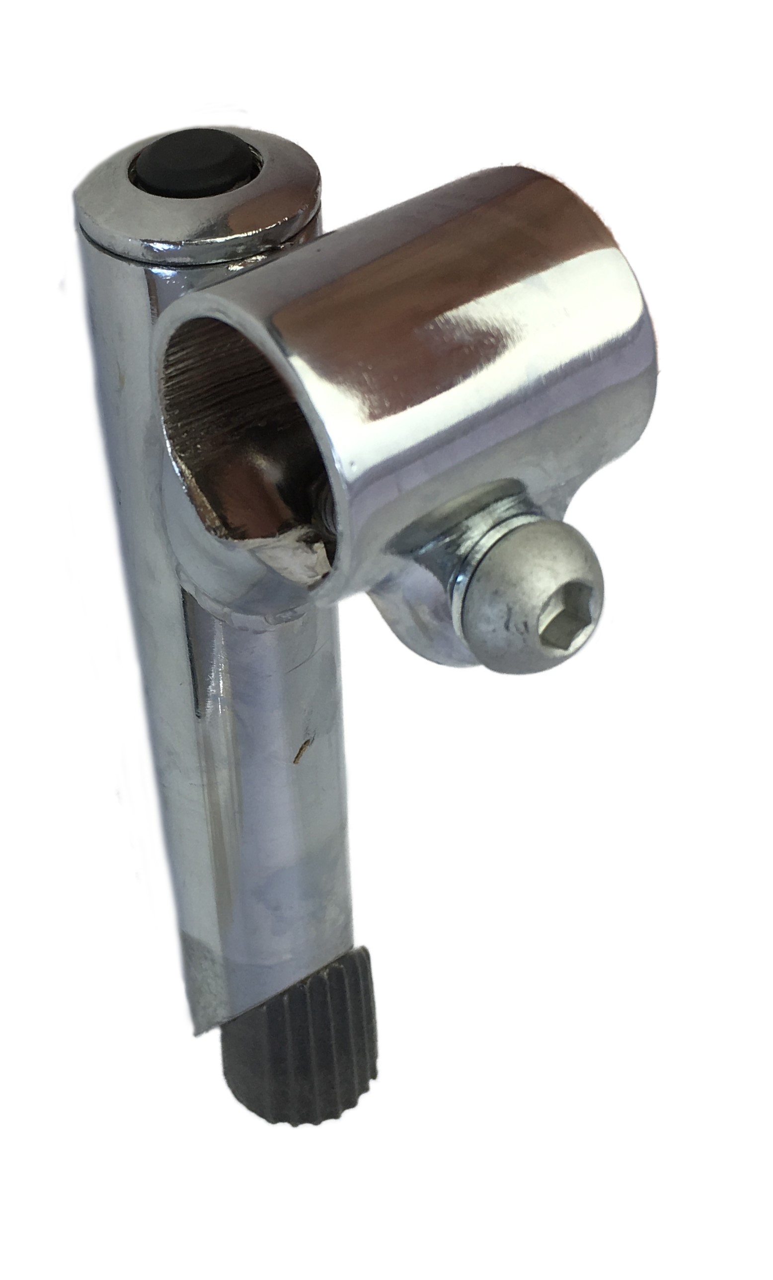 Vorbau 25,4 - 25,4,  40mm, Stahl-Schaft mit 1-Fach Schraubenlenkerklemmung verchromt Humpert Ergotec