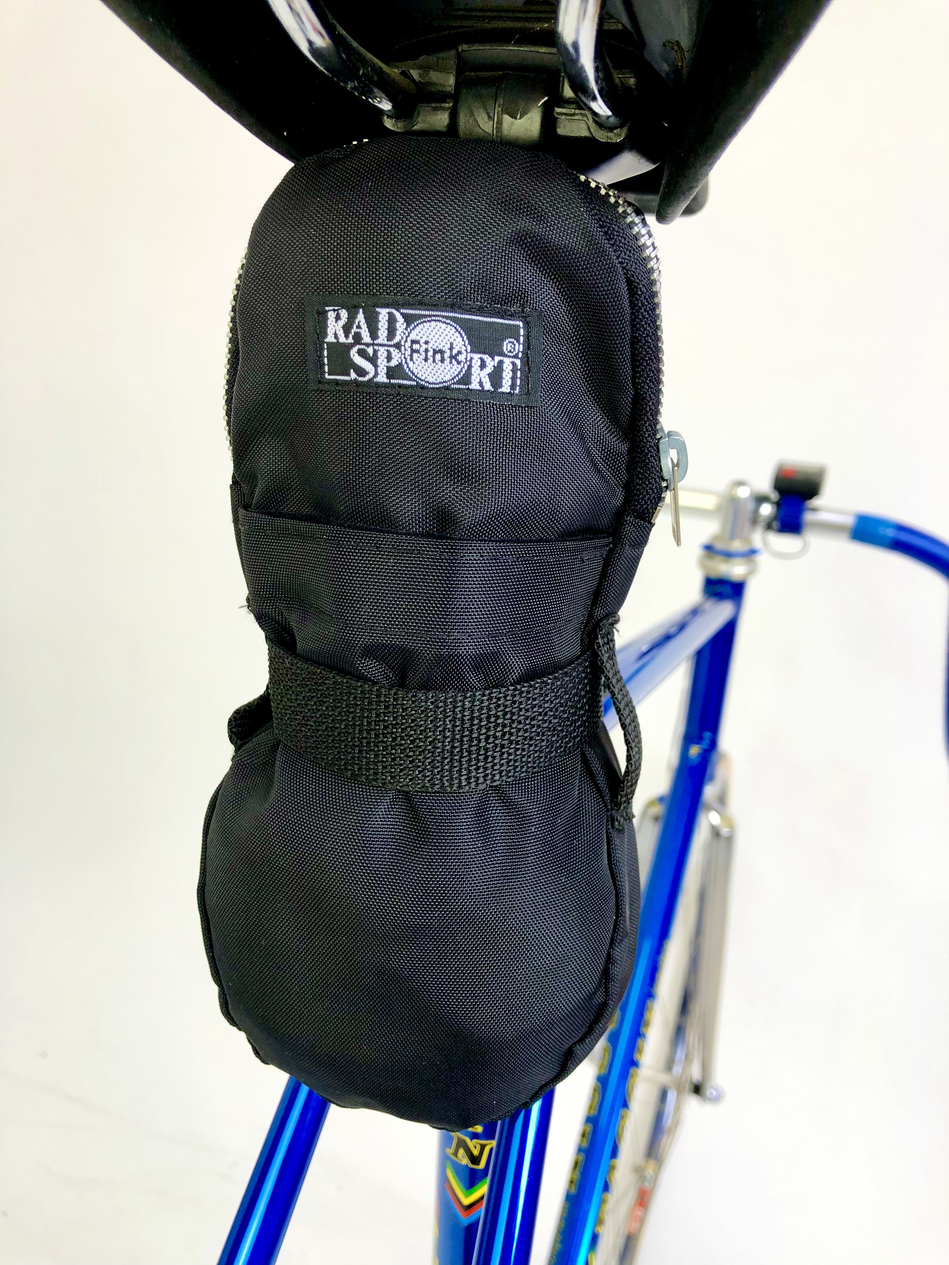 Satteltasche Rennrad Reifentasche Nylon schwarz