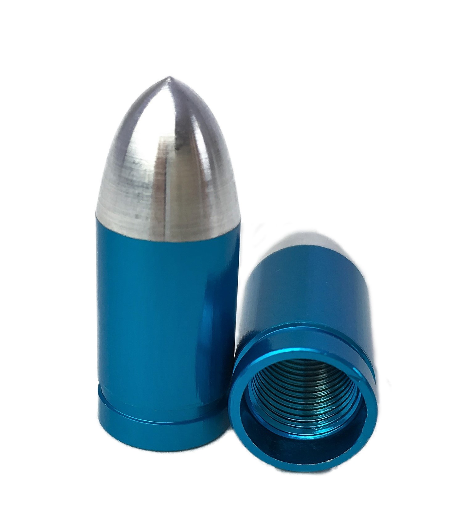 Ventilkappen Bullet hellblau