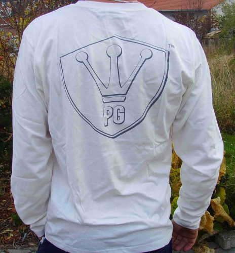 T-Shirt elfenbein mit langen Ärmeln