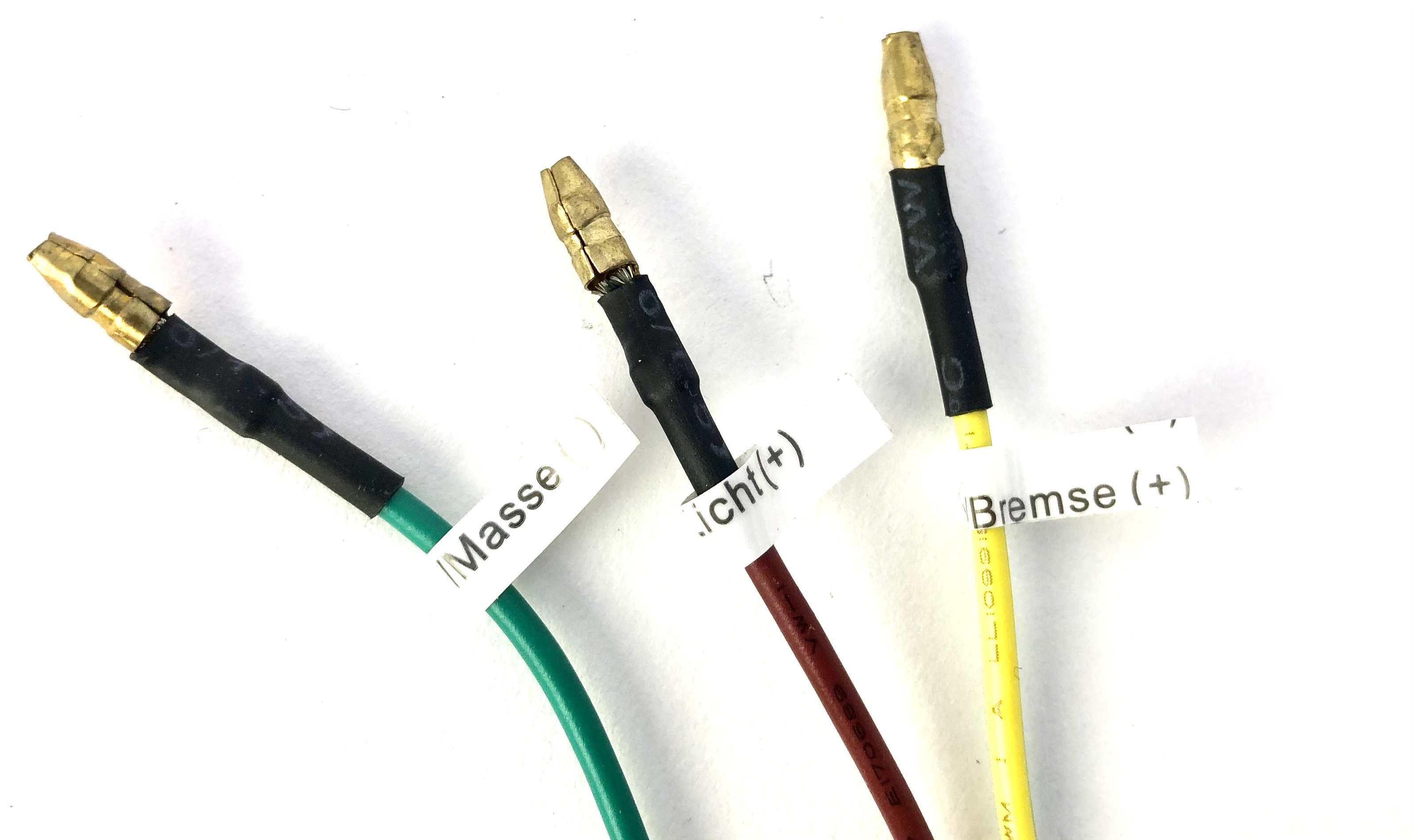 12V Weiße LED Heckleuchte, rot leuchtend