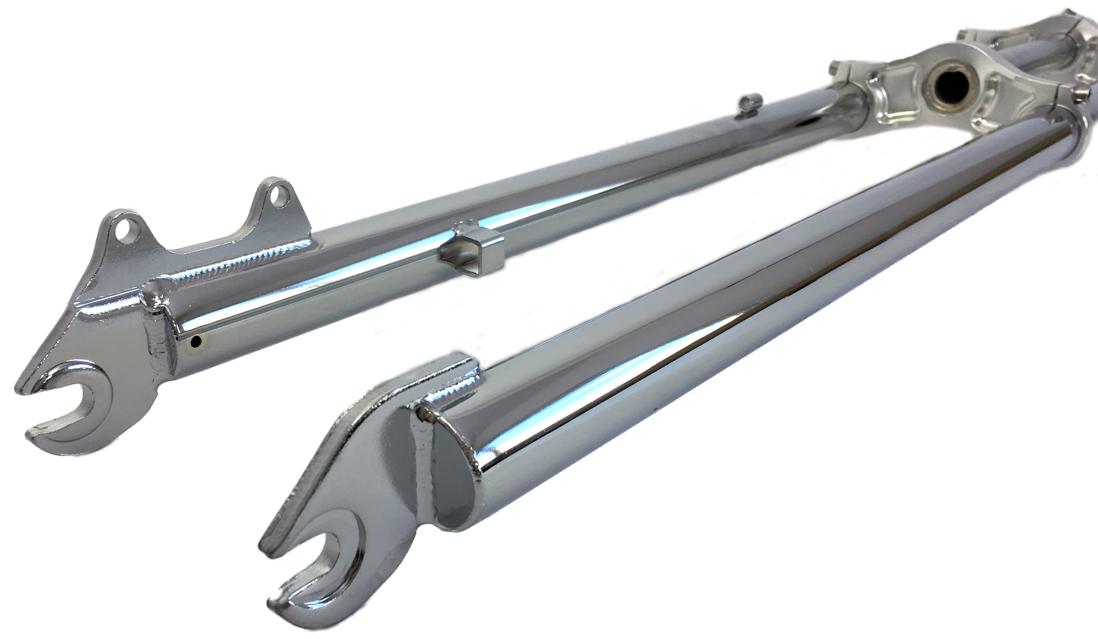 Doppelbrückengabel, 730mm, edel und supercool, lang