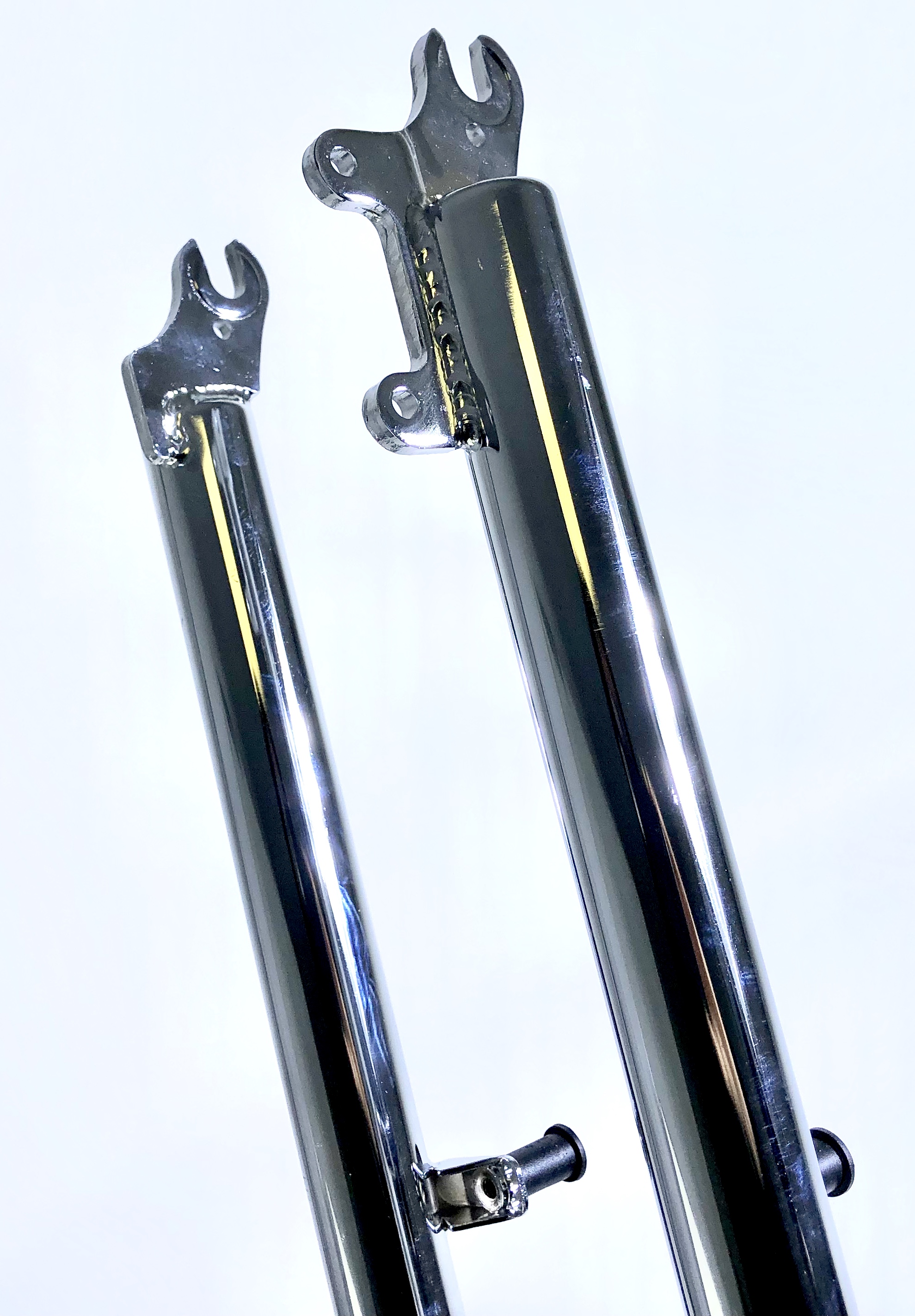 Doppelbrückengabel, 625 mm, verchromt für 26 Zoll-Reifen
