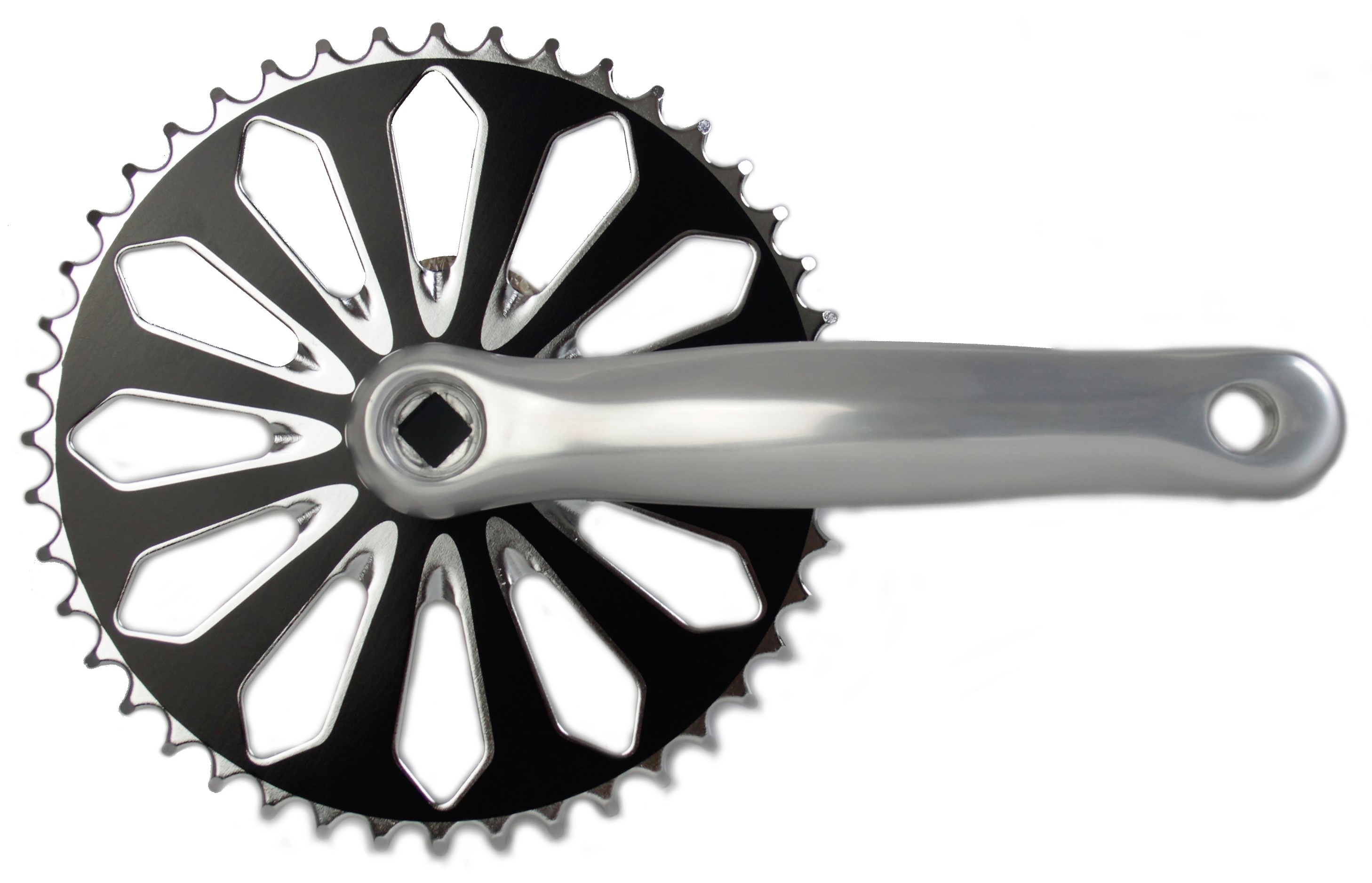 Kettenradgarnitur Vierkant Crystal, 44 Z
