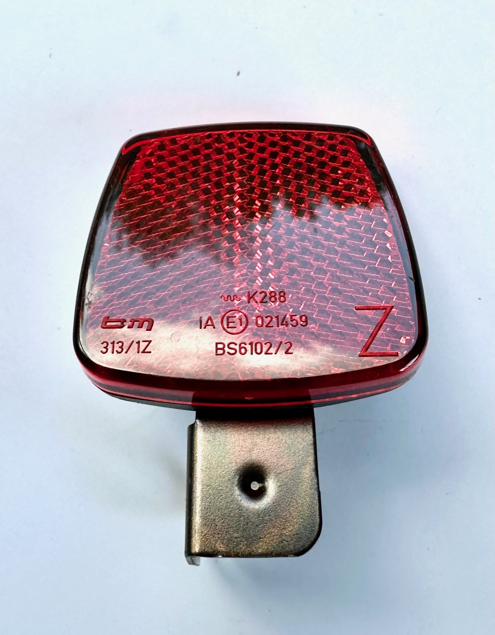 Busch und Müller E1 Reflektor / Rückstrahler, rot StVZO