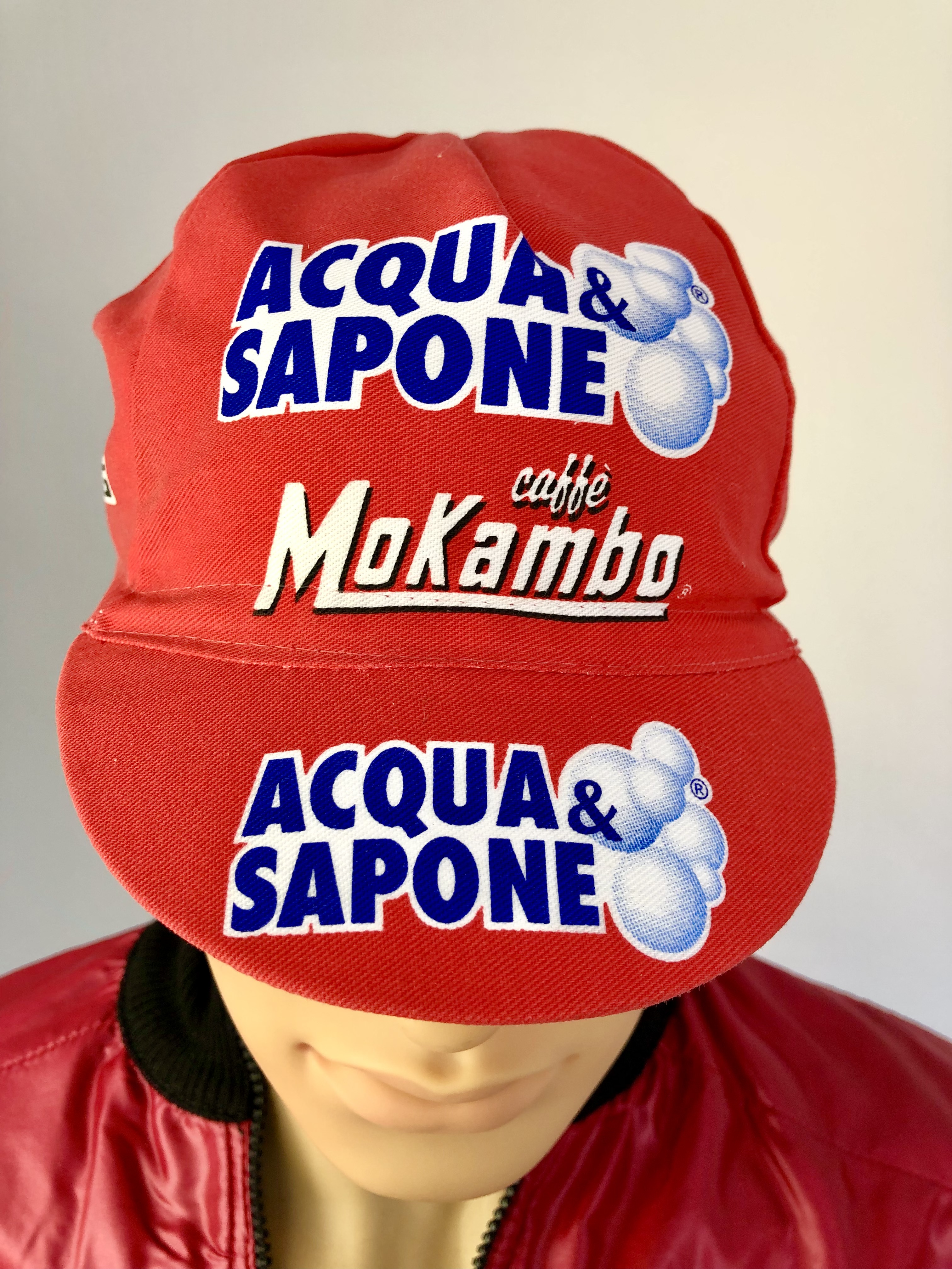Retro Radsportmütze Team Acqua & Sapone - MoKambo