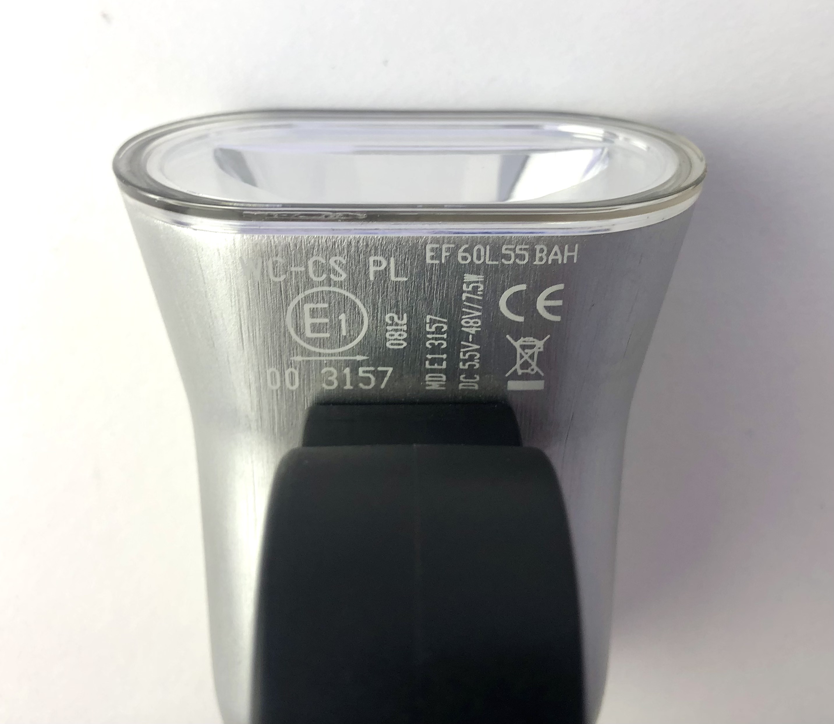 Philips LED E-Bike Frontlampe silber zur Lenkermontage