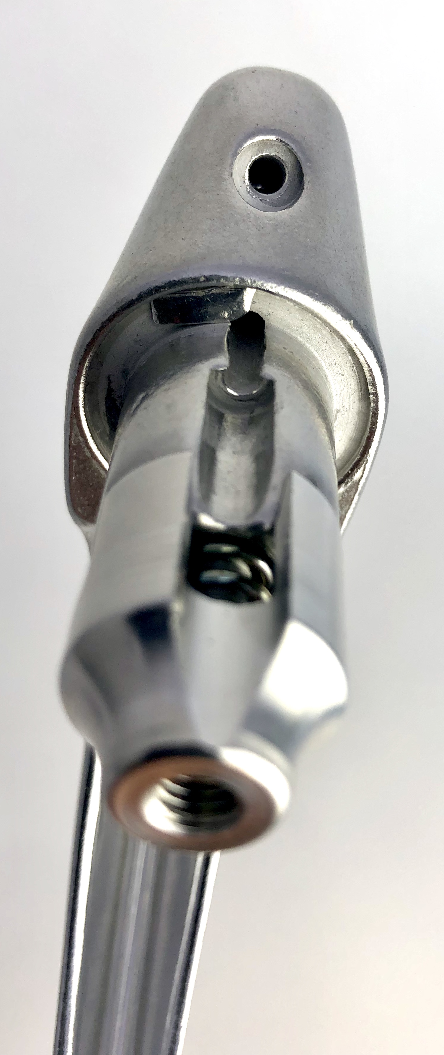Vintage Boardtracker Bremshebel für das Lenkerende Alu poliert 17 mm