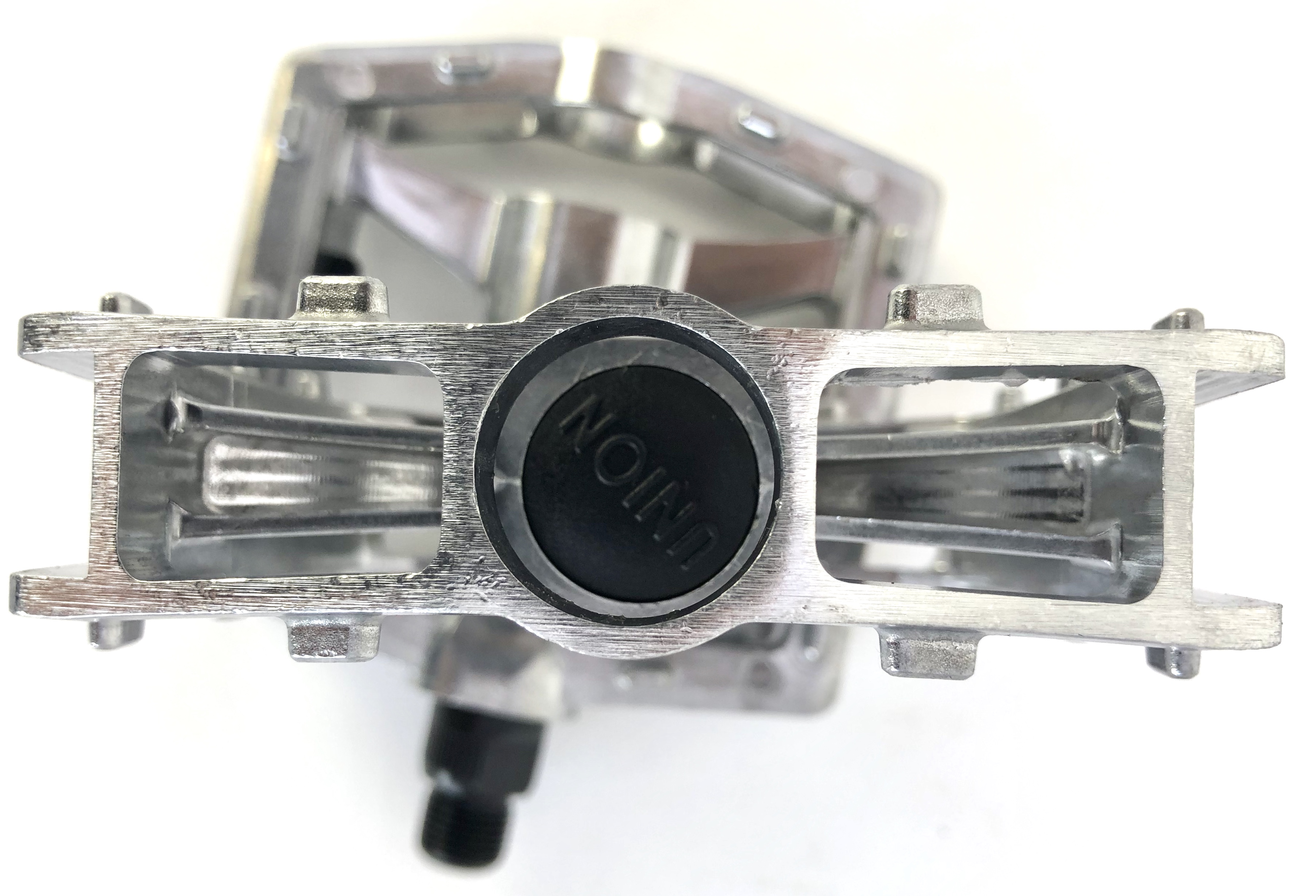 Alu Pedale Inner Y mit Reflektor 9/16 Zoll, silber