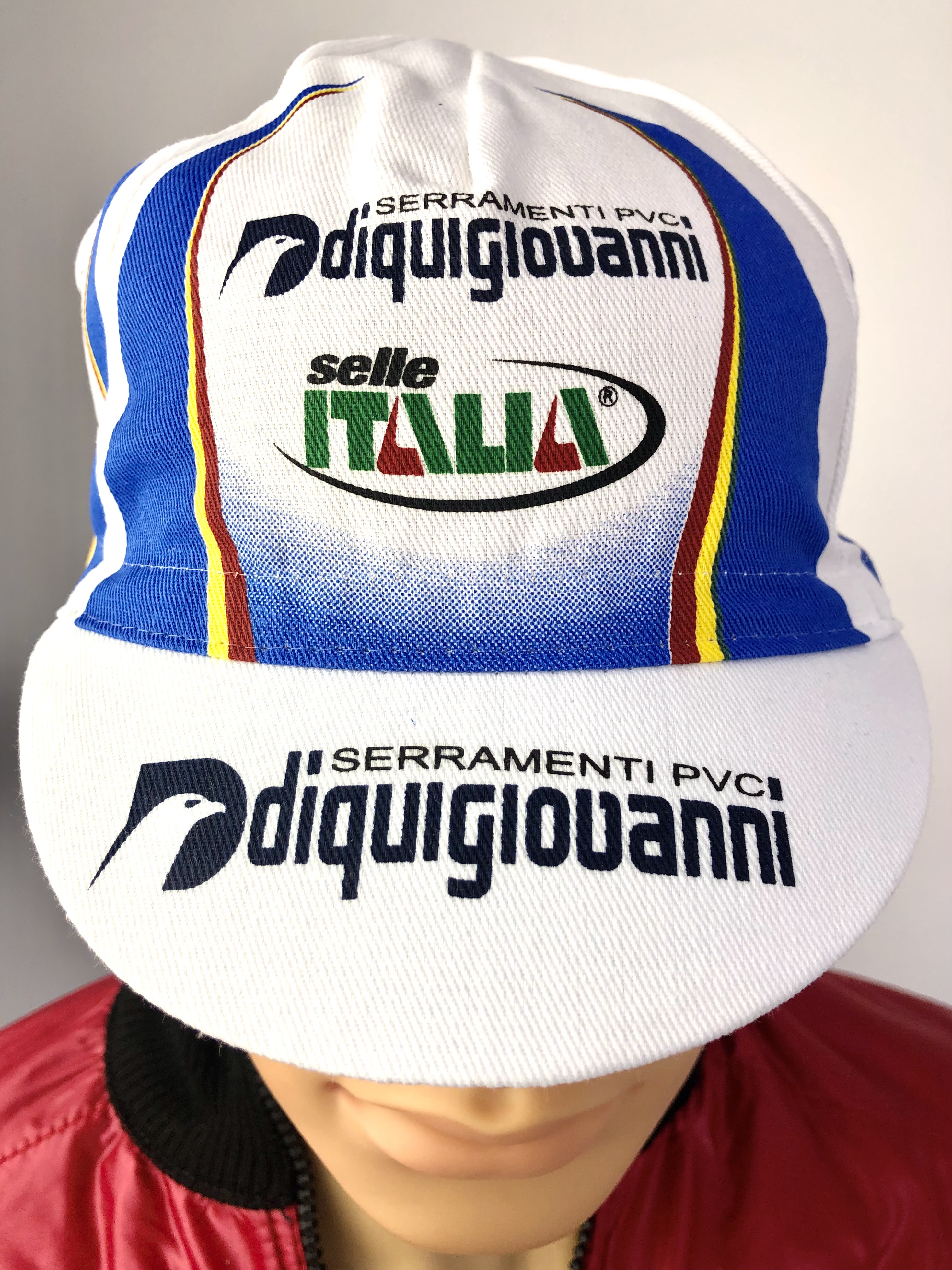 Retro Radsportmütze Team Selle Italia Diquigiovanni