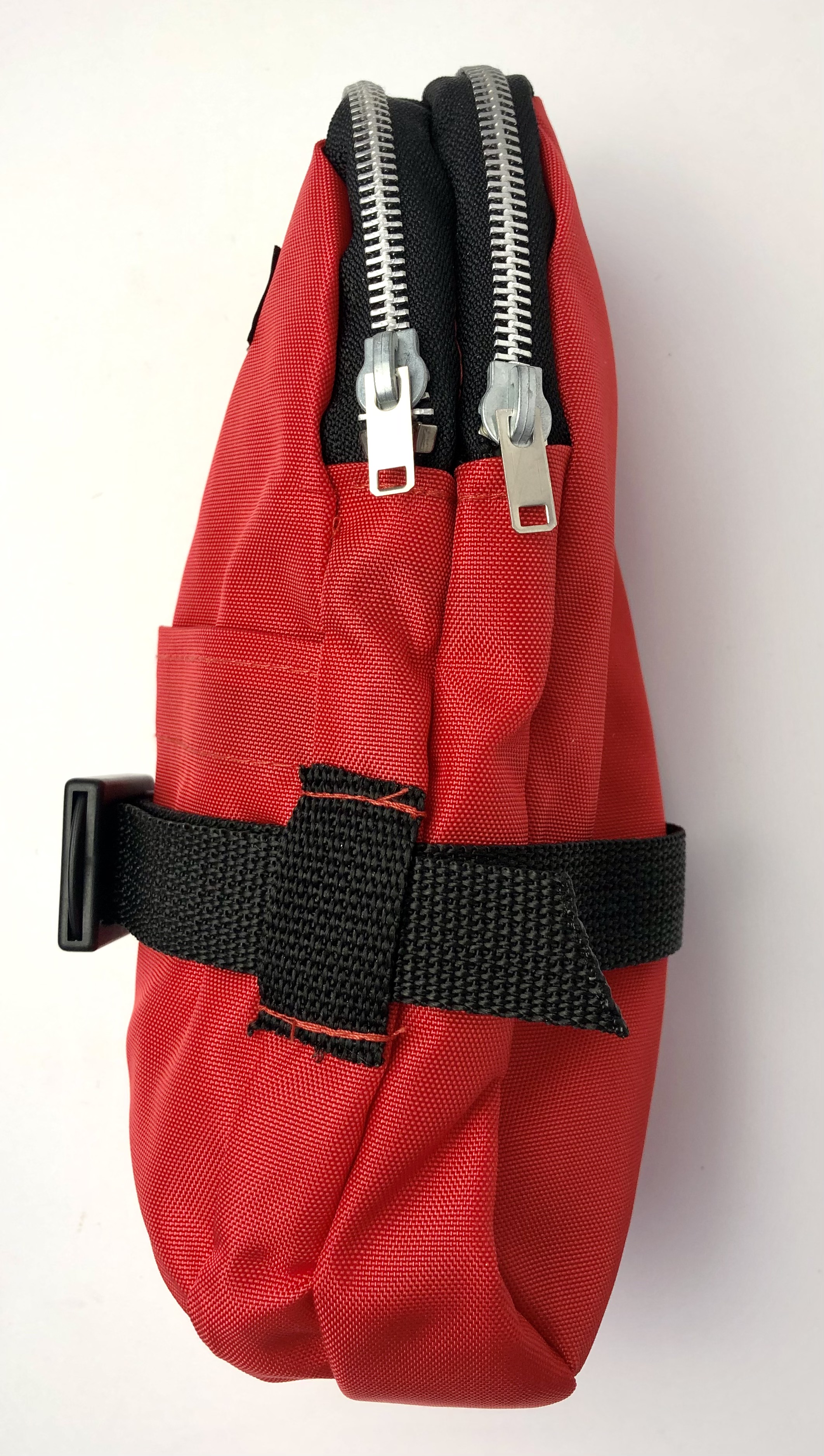 Doppel-Satteltasche Rennrad Reifentasche Nylon rot