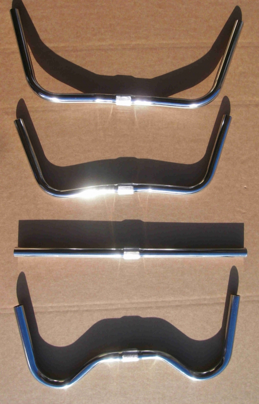 Spezial Lenker Mustache Hi-Ten Stahl verchromt