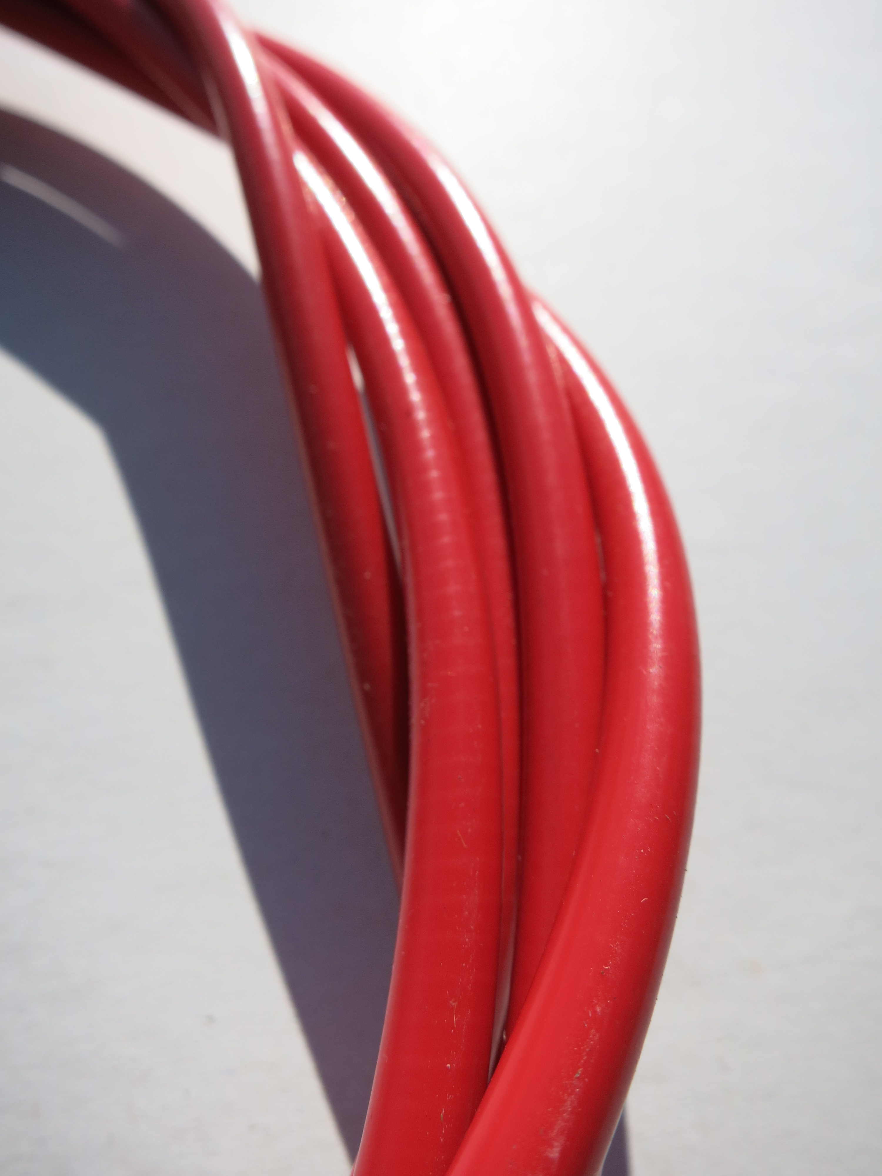 Außenzug Bowdenzug rot 2,50 m 5 mm