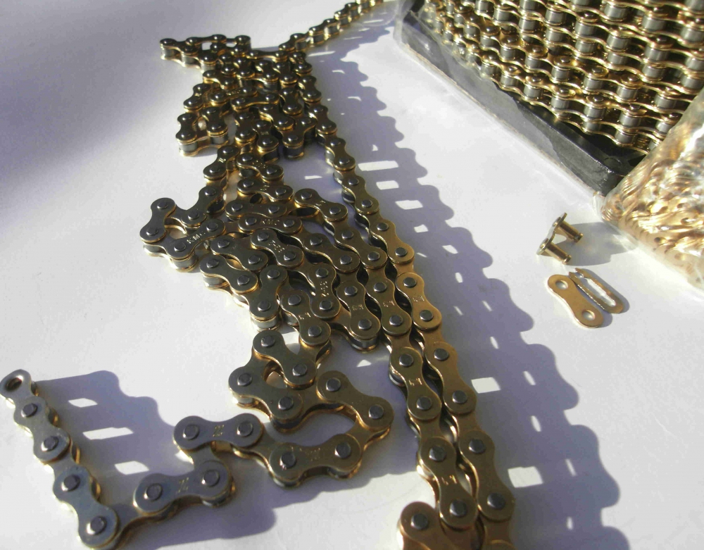 Kette Gold 1/2 x 1/8 Meterware 10 cm