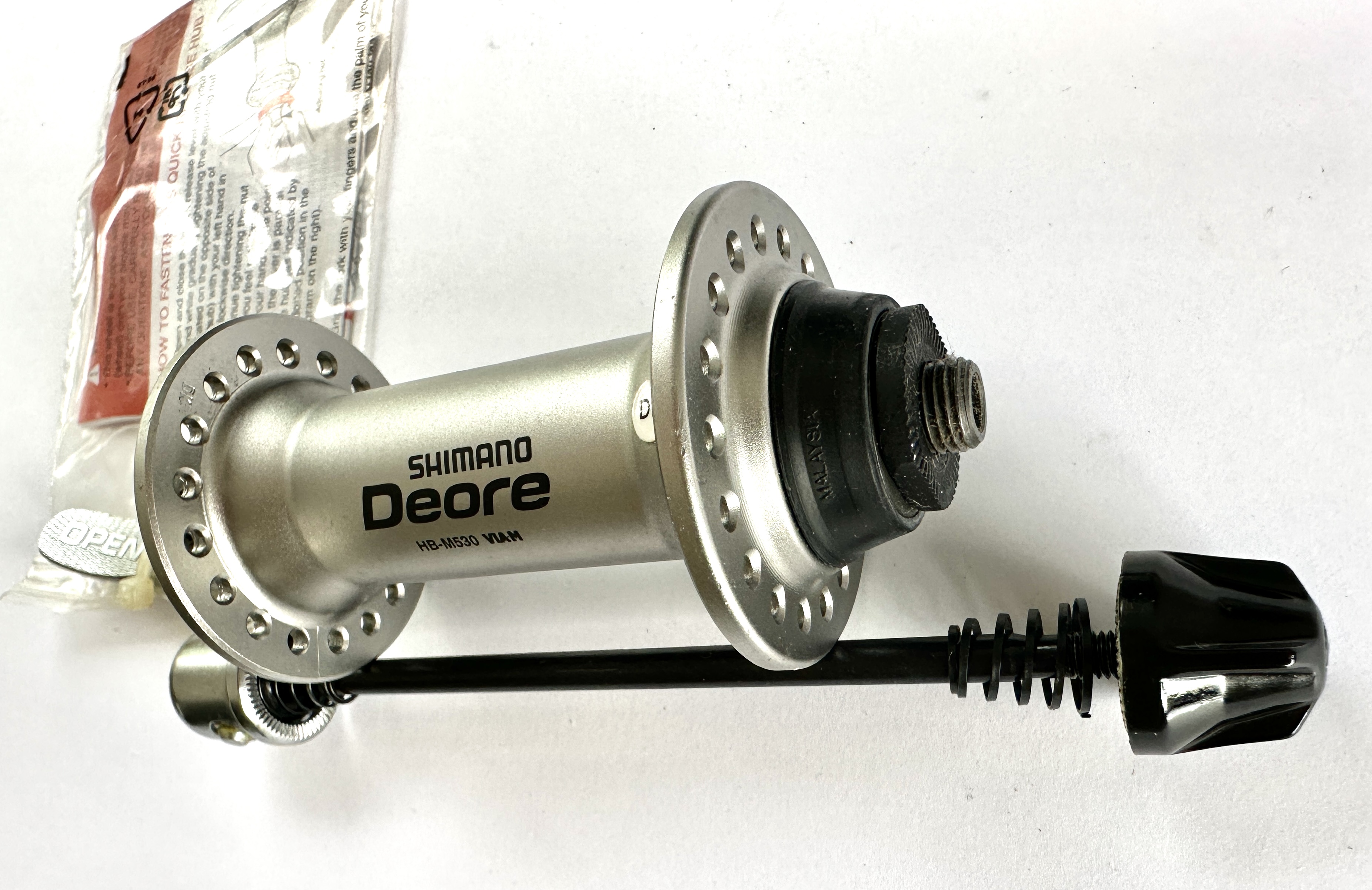 Shimano Deore HB-M530 Vorderradnabe 36-Loch, silber