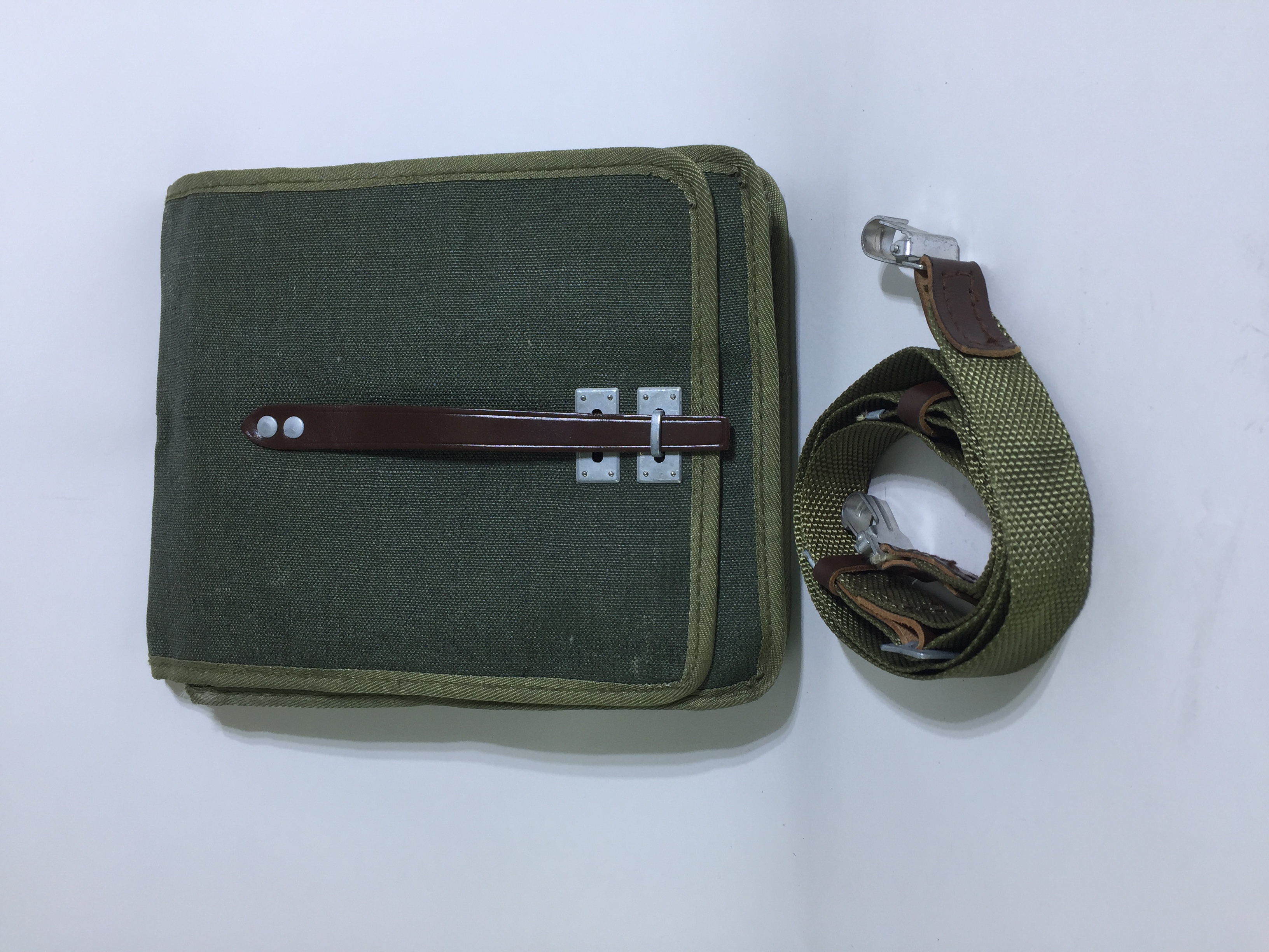 Vintage Umhängetasche Canvas / Segeltuch, khaki