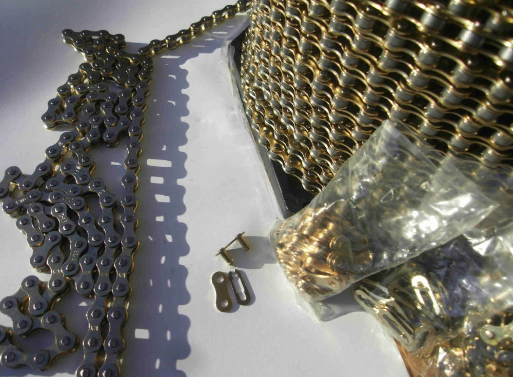 Kette Gold 1/2 x 1/8 Meterware 10 cm