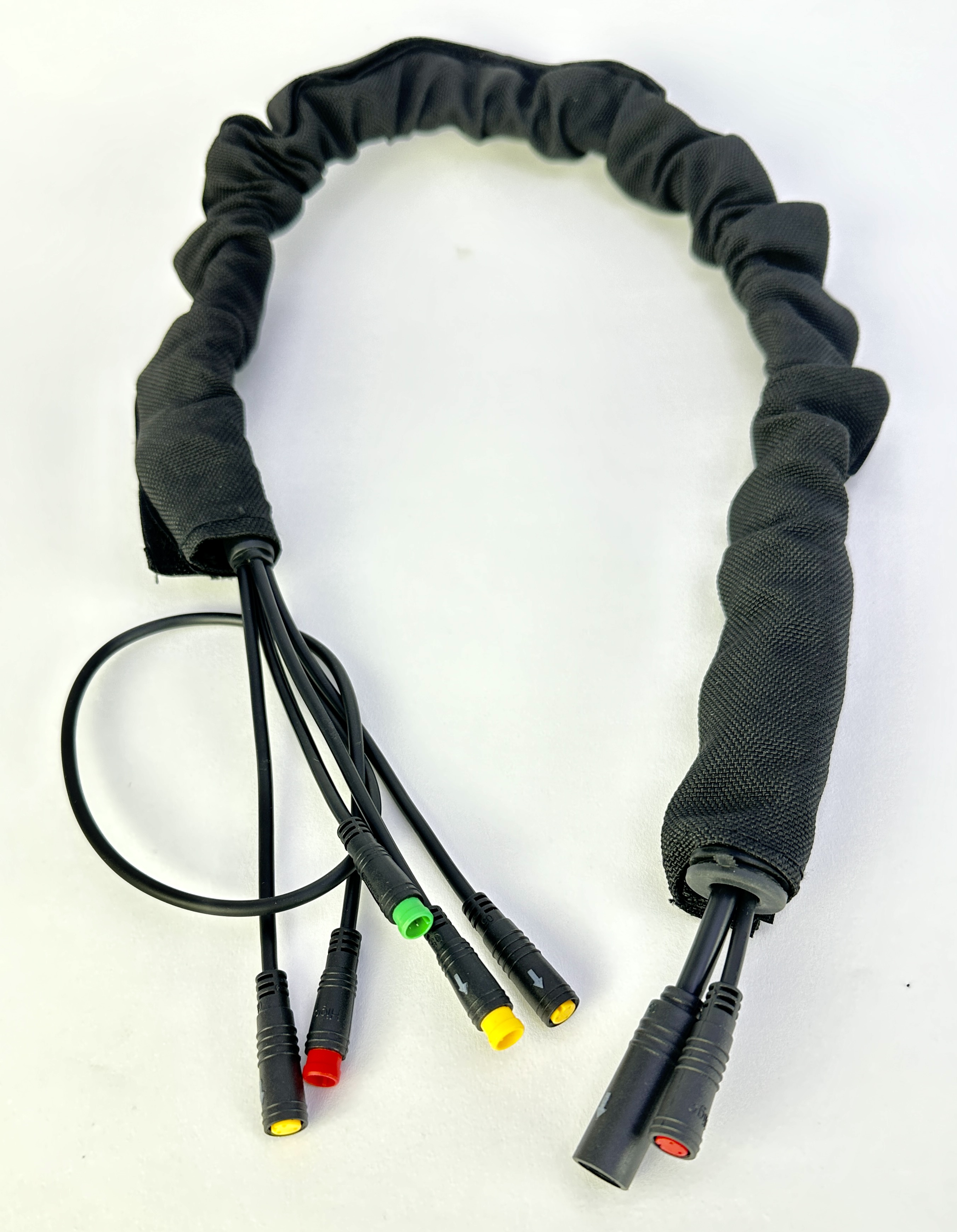 Bafang 1T4 Kabelbaum 70 cm mit Verlängerung 2PIN in Kabelschutzschlauch