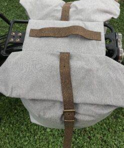 GIOBAG Gepäckträgertasche doppelt, grau