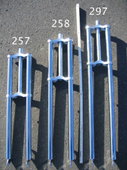 Doppelbrückengabel, 730mm, edel und supercool, lang