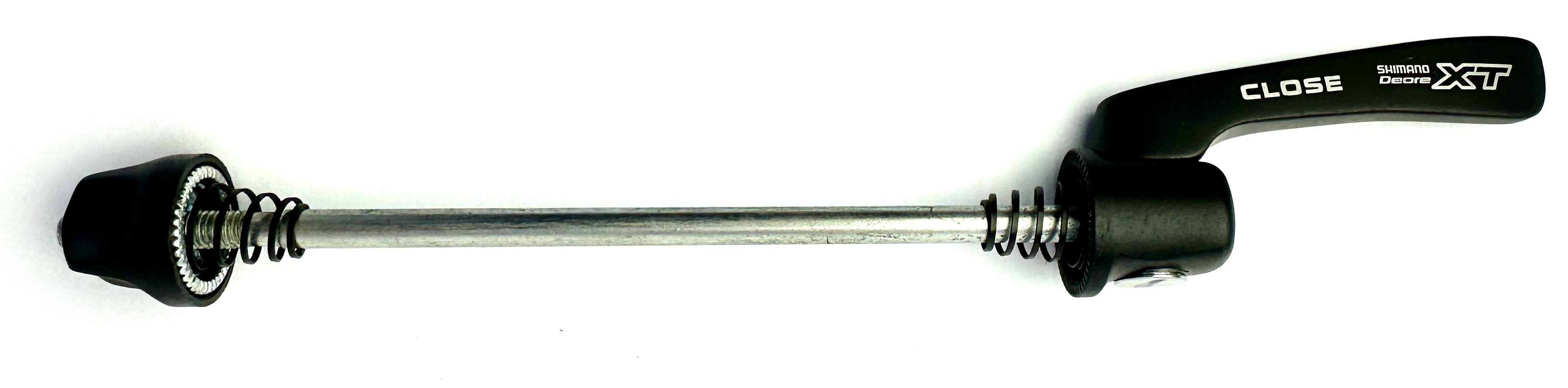 Schnellspanner Shimano XT für das Vorderrad, schwarz