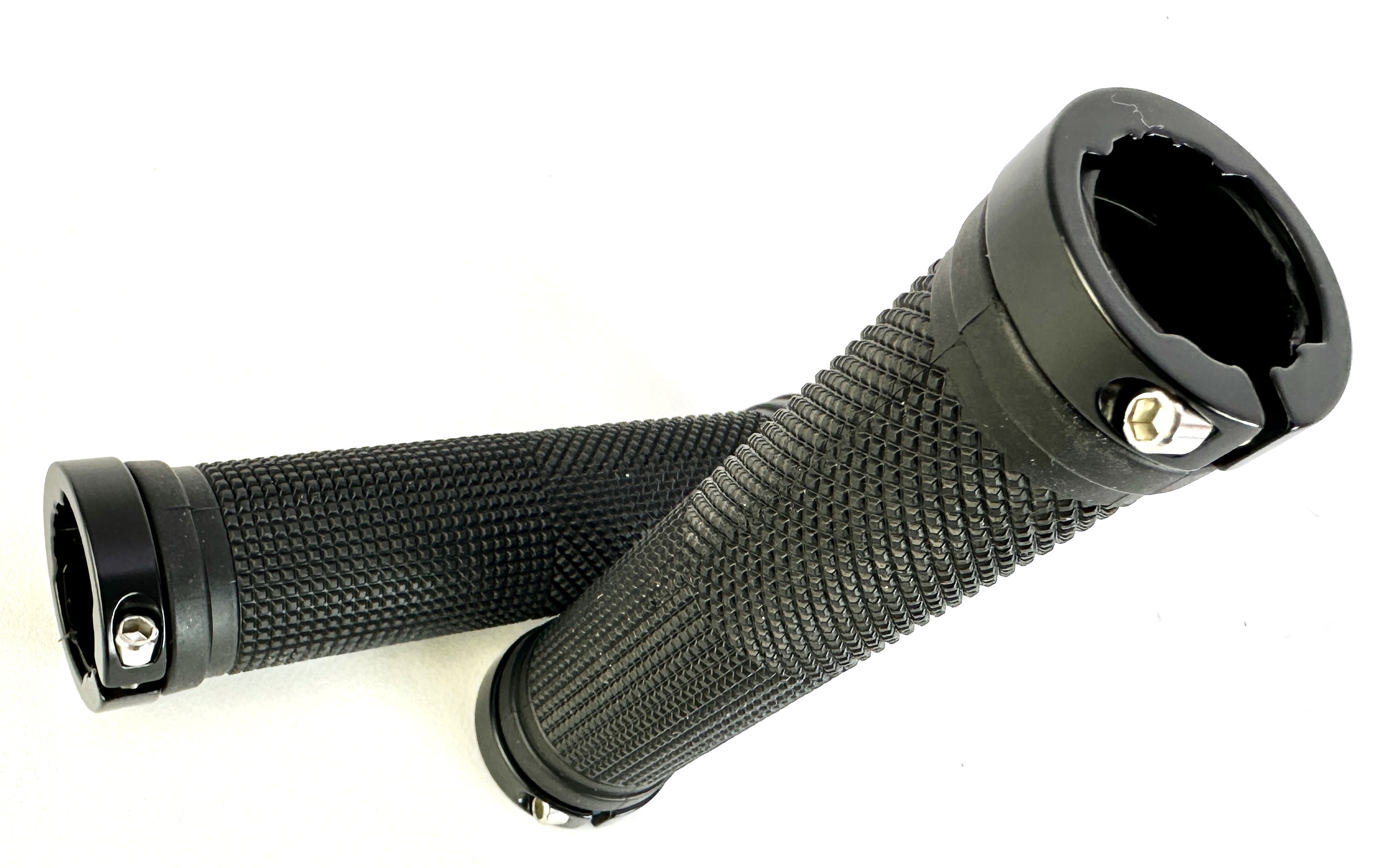 Lock-On Lenkergriffe schwarz Kunststoff
