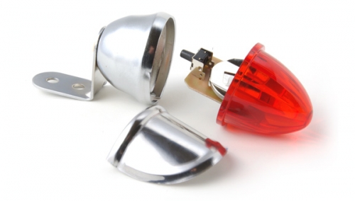 Rücklicht Baby Bee LED rot verchromt