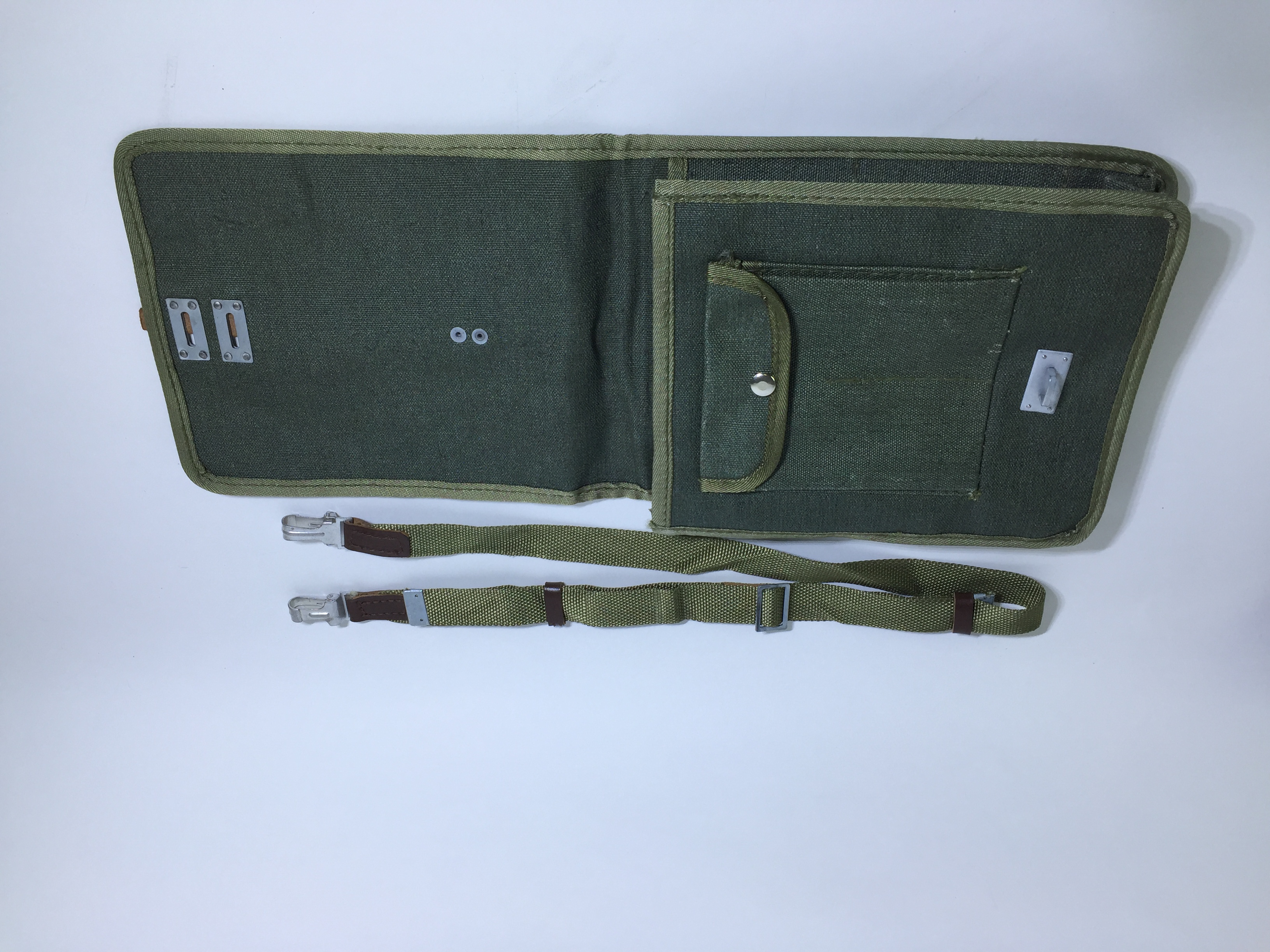 Vintage Umhängetasche Canvas / Segeltuch, khaki
