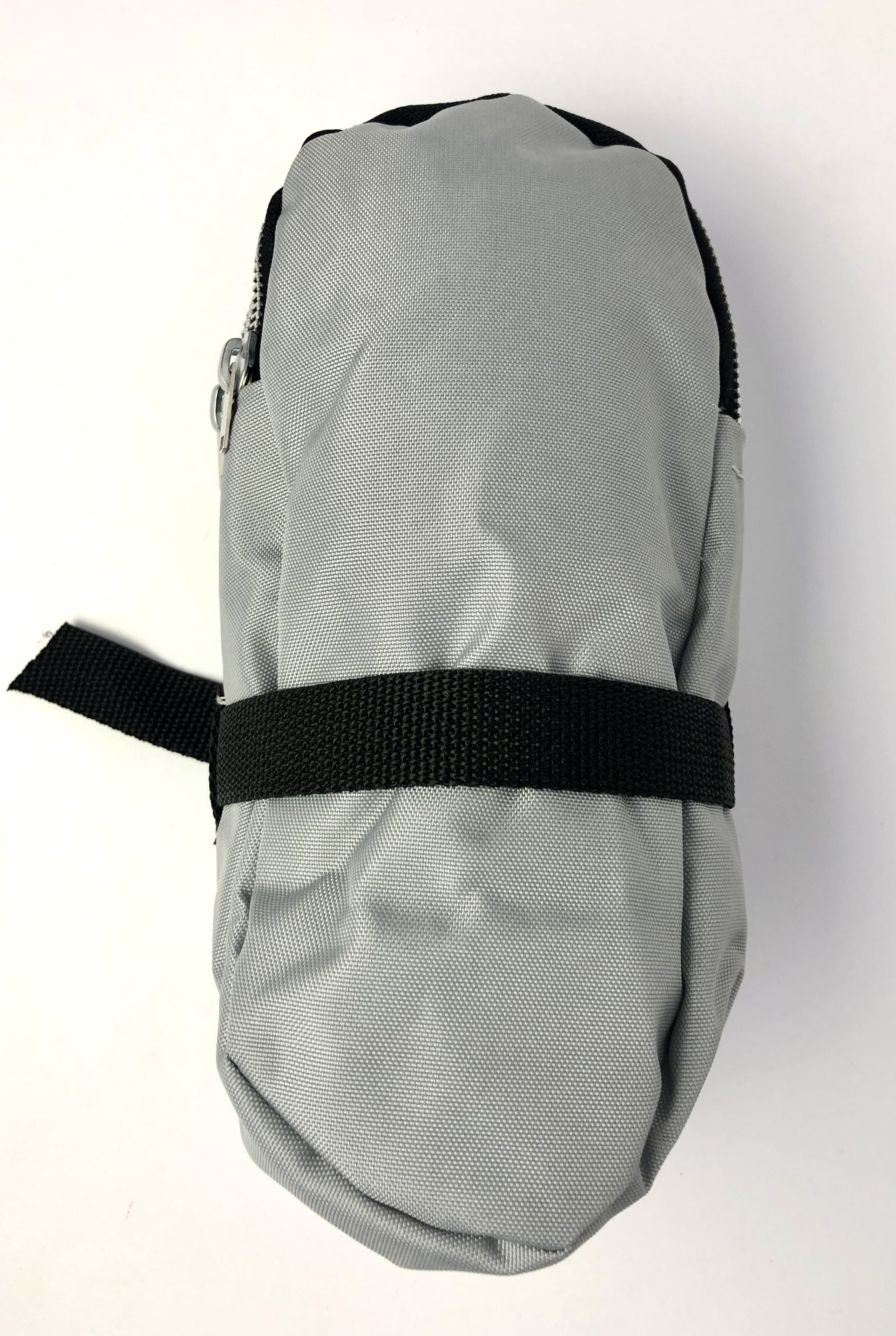 Doppel-Satteltasche Rennrad Reifentasche Nylon grau