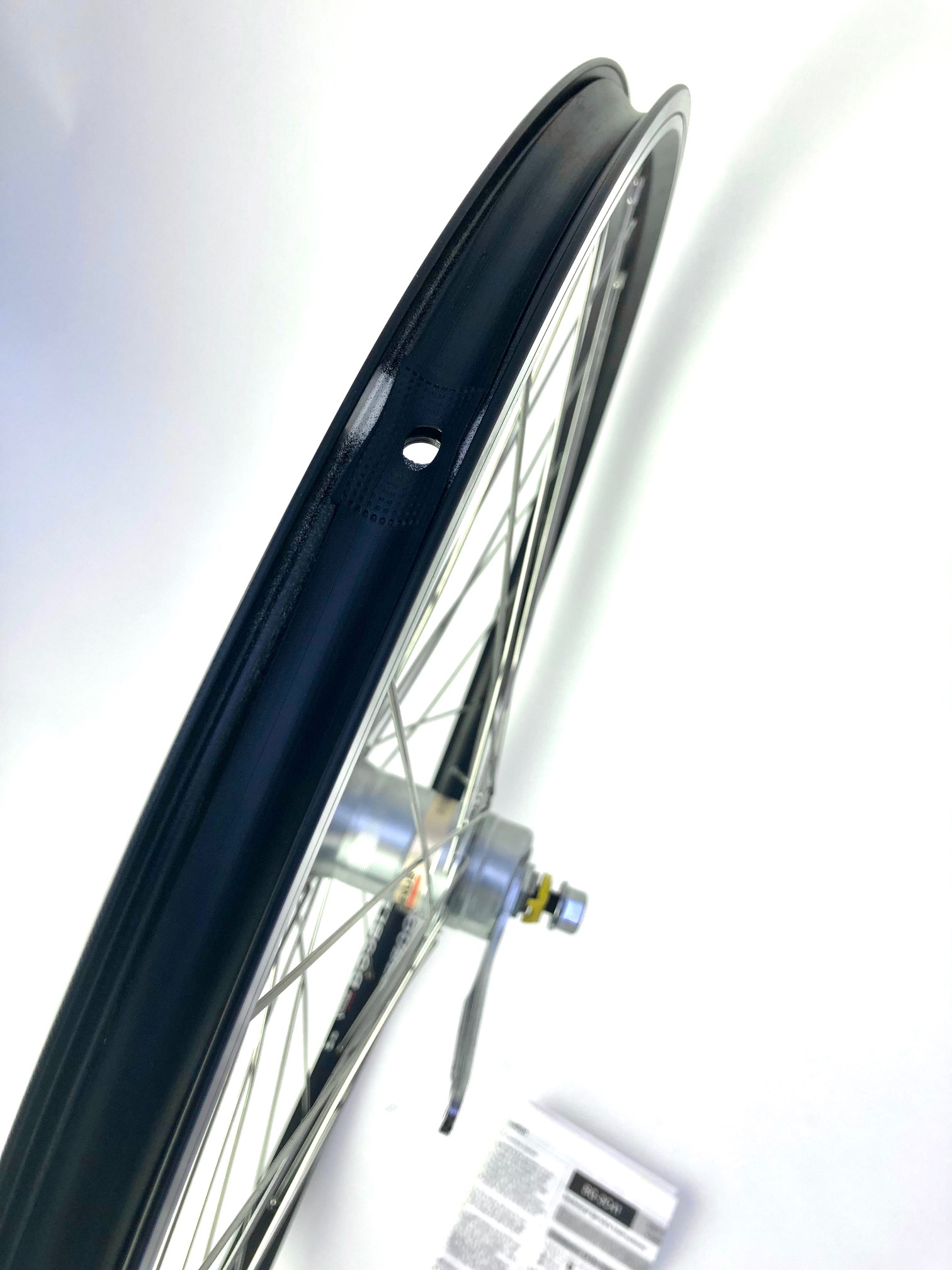 26 Zoll Hinterrad 25,4 mm Alufelge, 3-Gang Shimano mattschwarz
