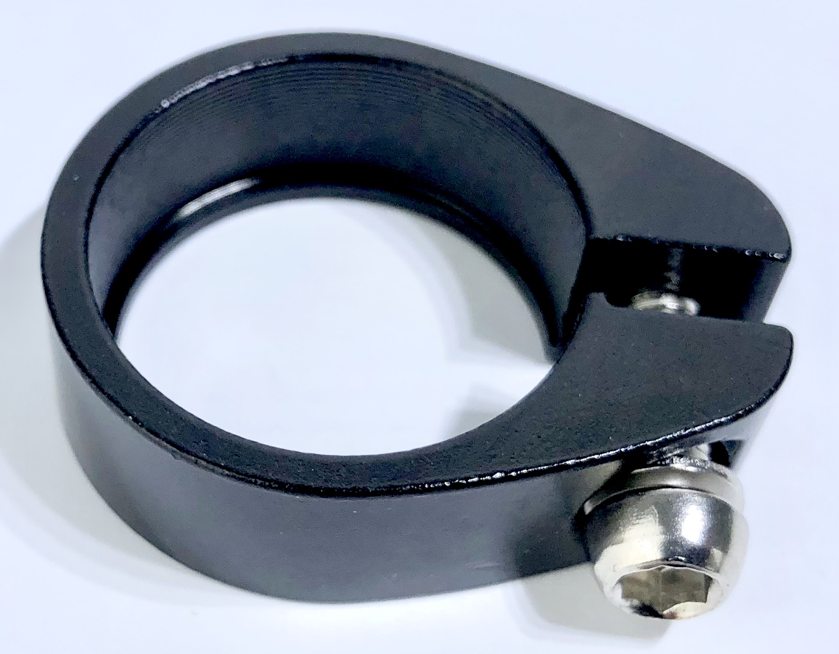 Sattelstützklemme 31,8 Alu schwarz