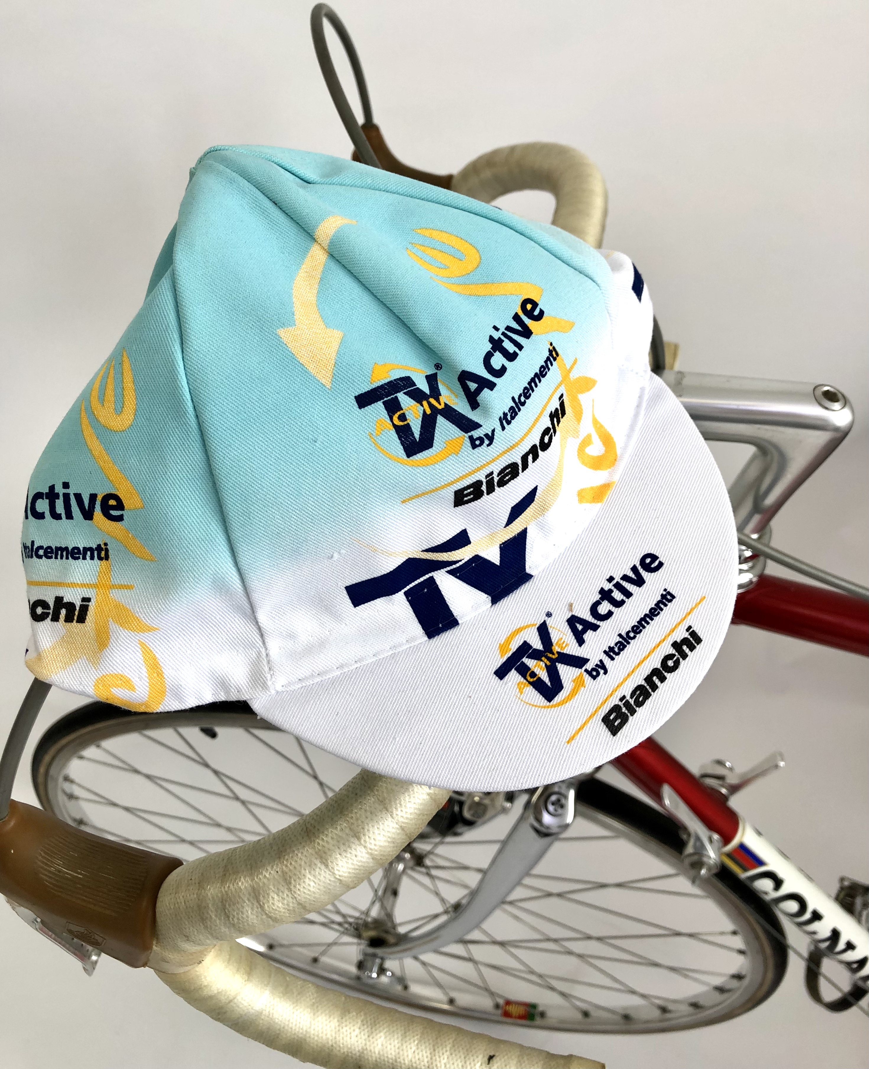 Retro Radsportmütze Team TX Active Bianchi