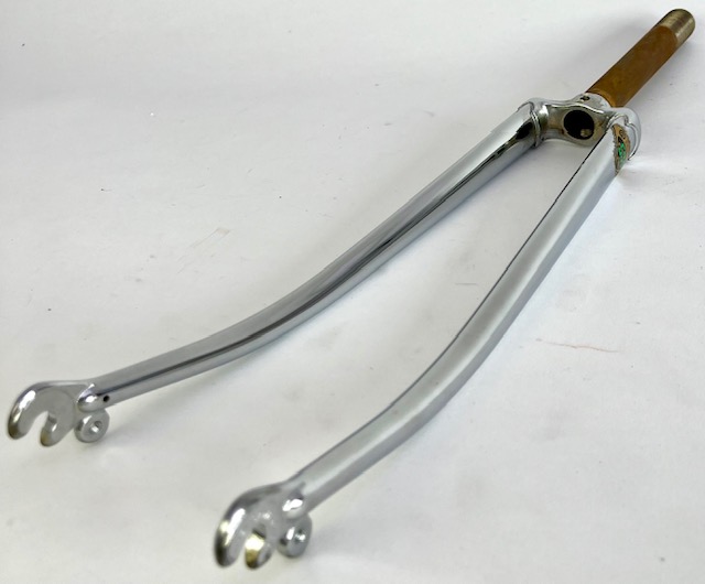 Rennradgabel mit Campagnolo Ausfallenden 700c 70-80er Jahre  Schaftlänge: 173 mm verchromt