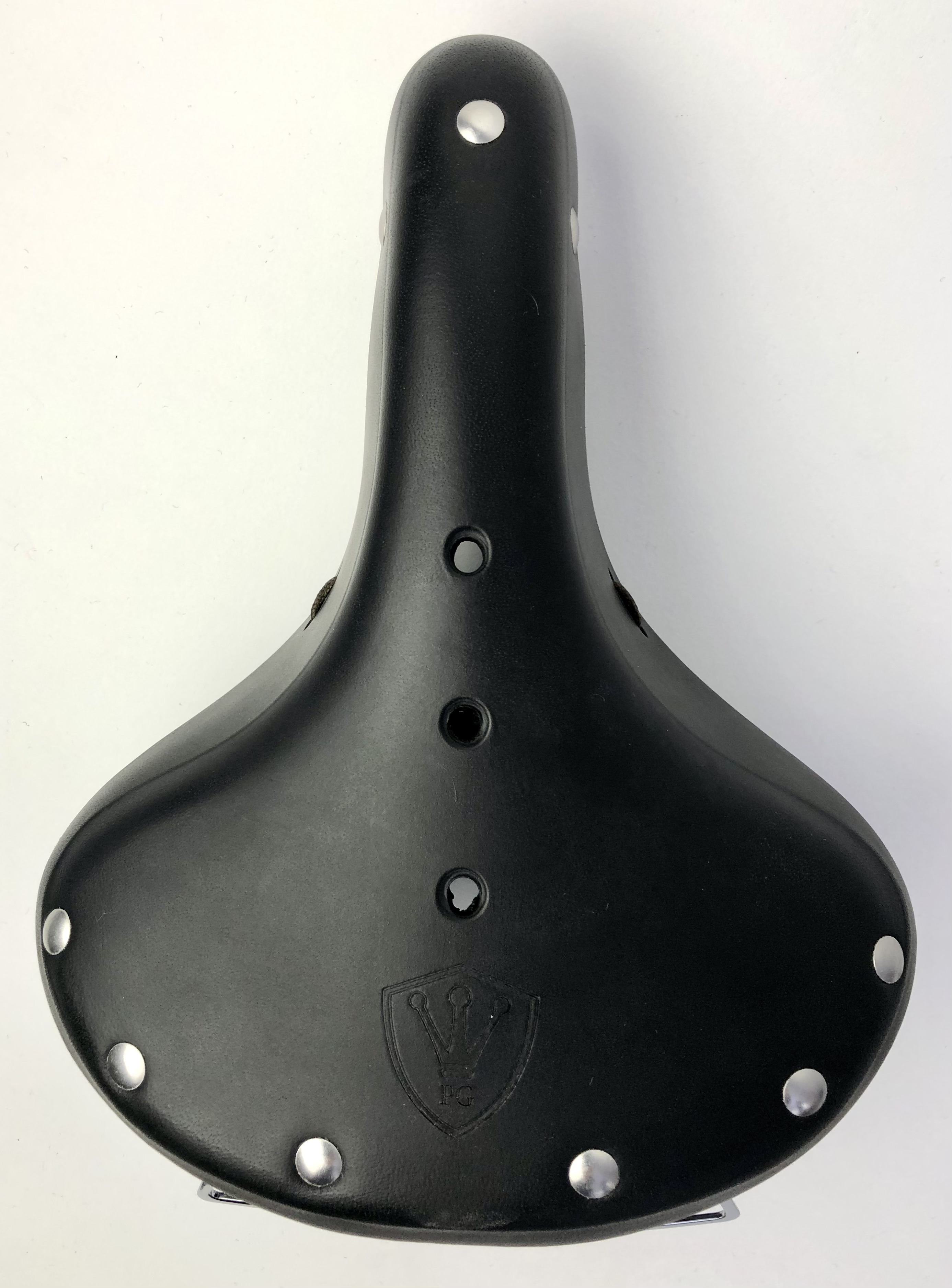 Allround Ledersattel City Trekk, schwarz