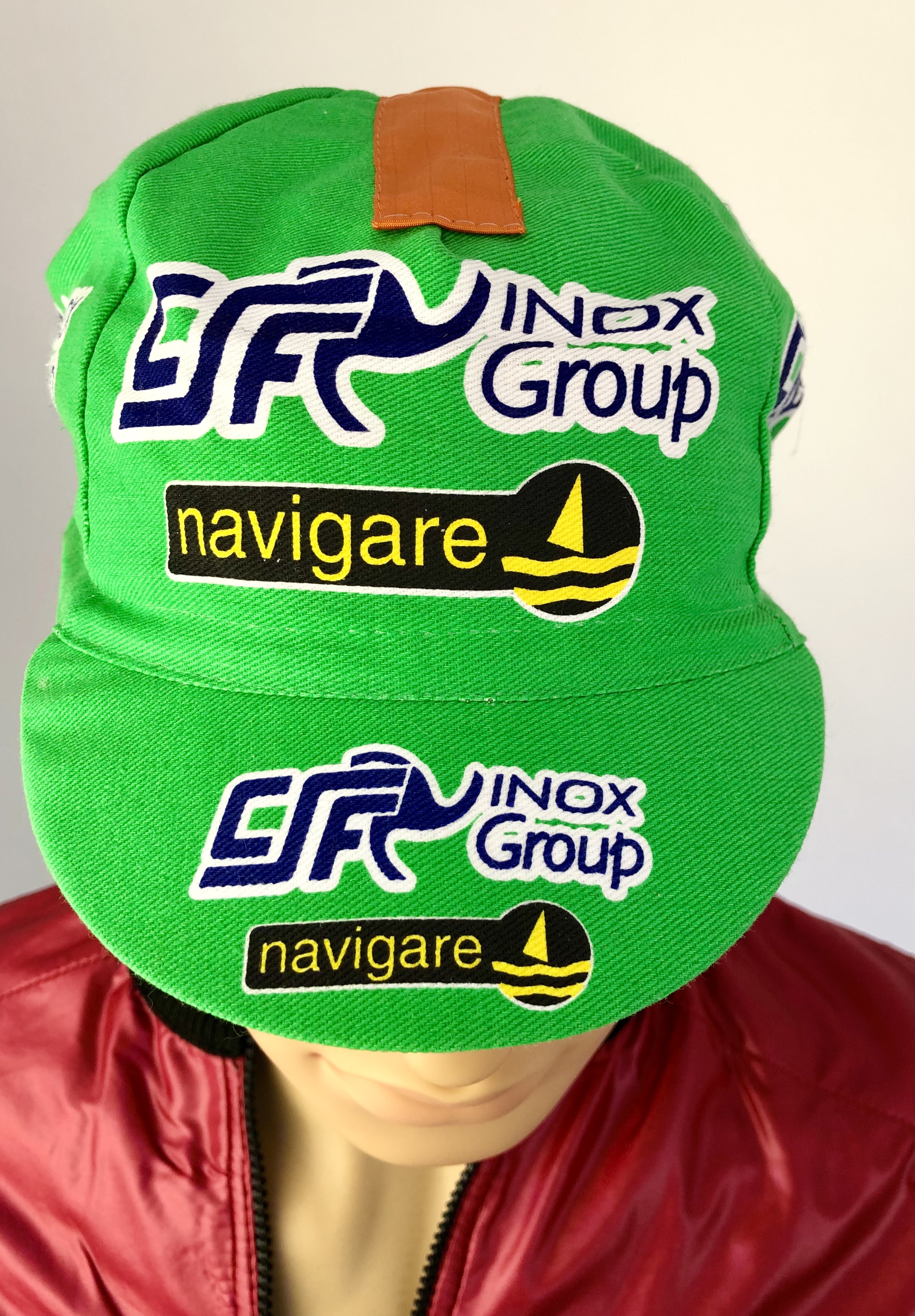 Retro Radsportmütze Team CSF Inox Group Navigare