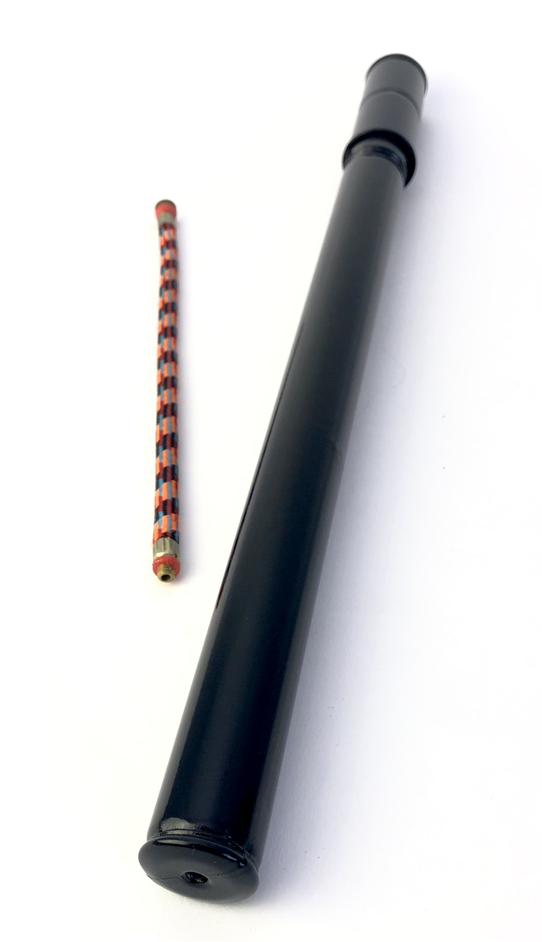 Luftpumpe, schwarz, mit kleinem Schlauch