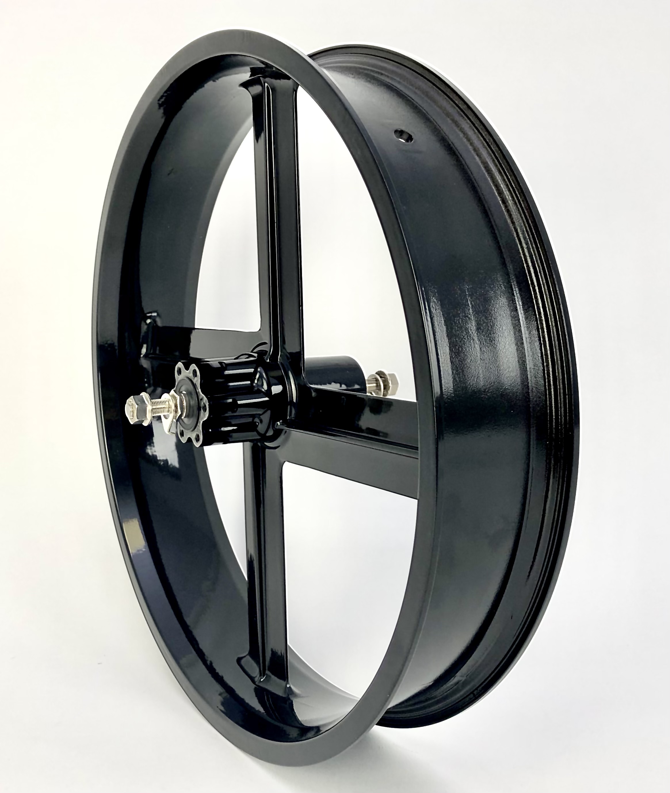 204 Magnesium 20 Zoll Fat Bike Vorderrad schwarz 84 mm