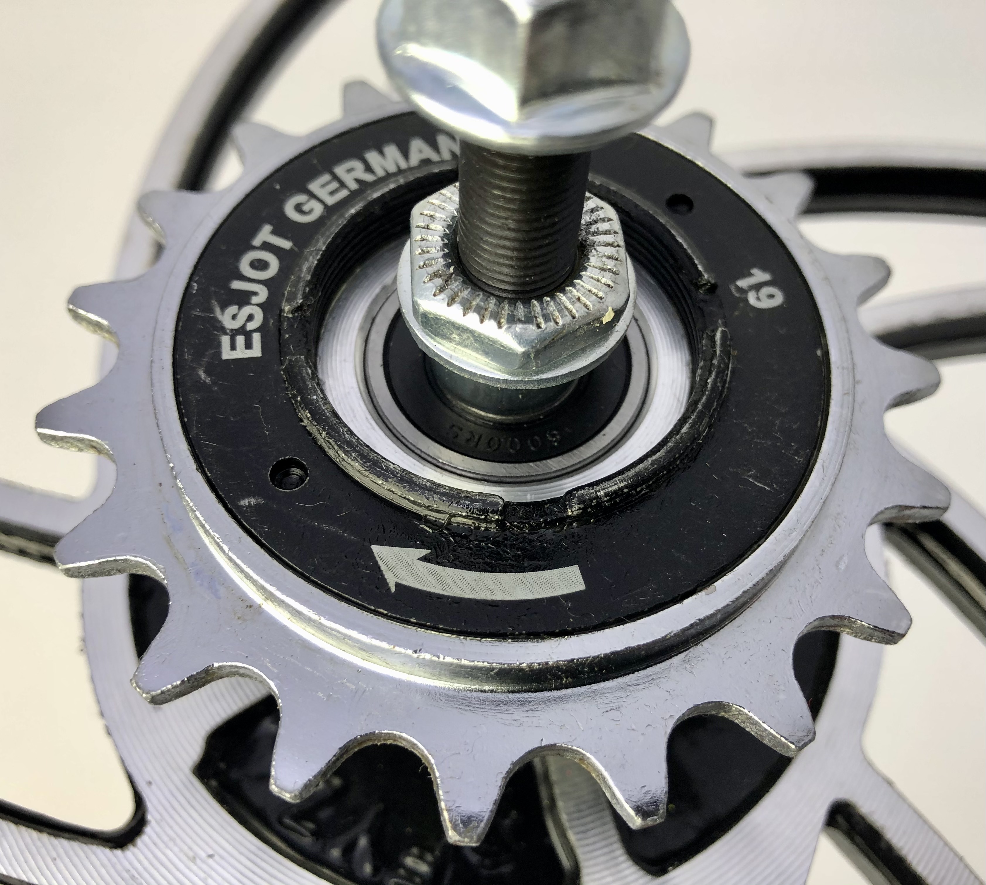 20 Zoll Alufelgen Hinterrad I - Cross Freilauf Scheibenbremsaufnahme
