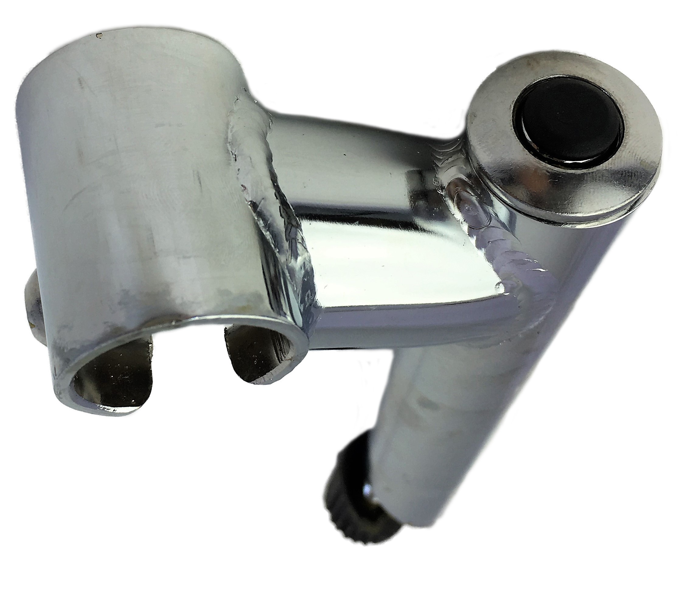 Vorbau, 25,4 - 25,4  60 mm, Stahl-Schaft 1-Fach Schraubenlenkerklemmung verchromt Ergotec