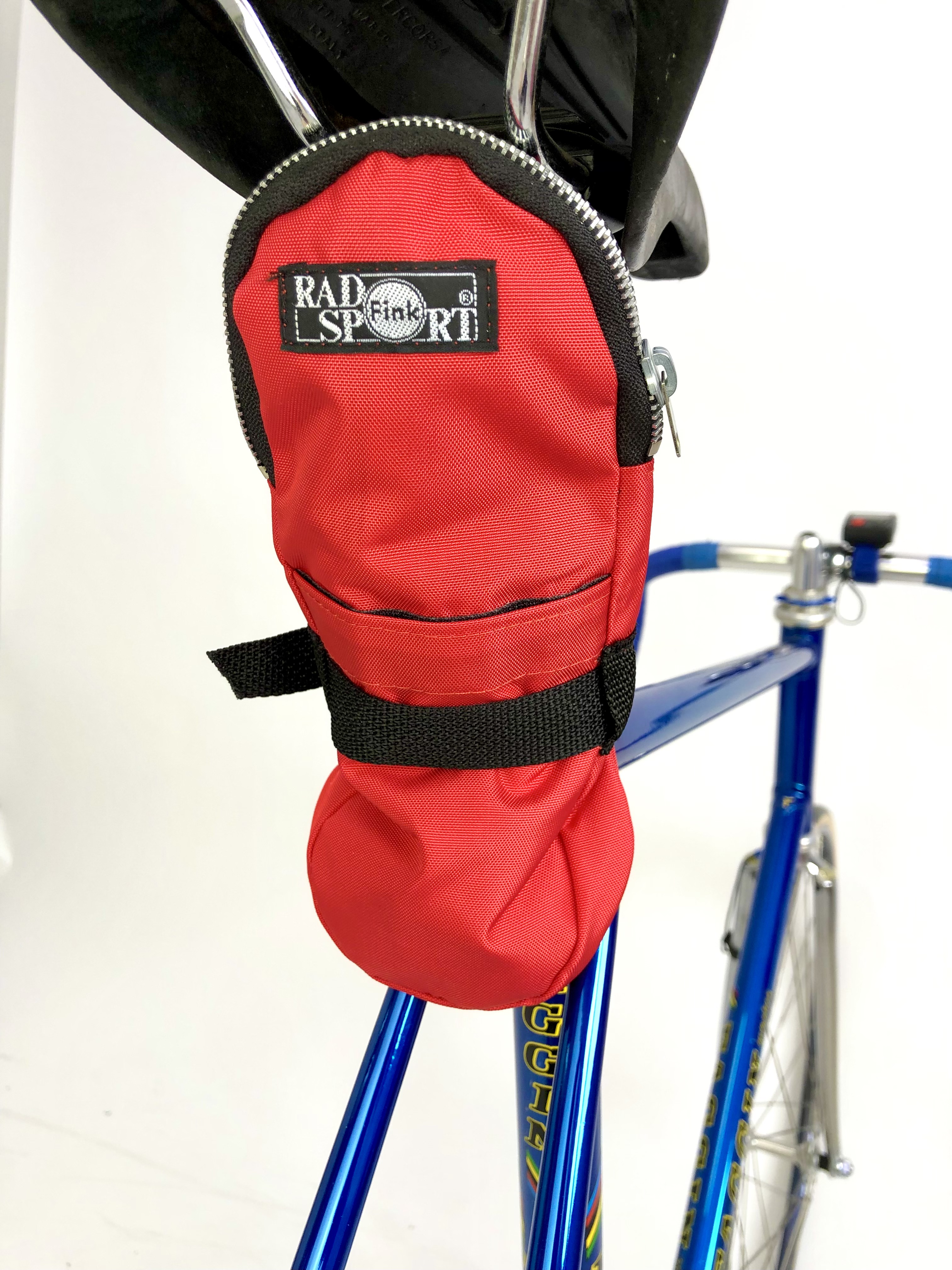 Satteltasche Rennrad Reifentasche Nylon rot