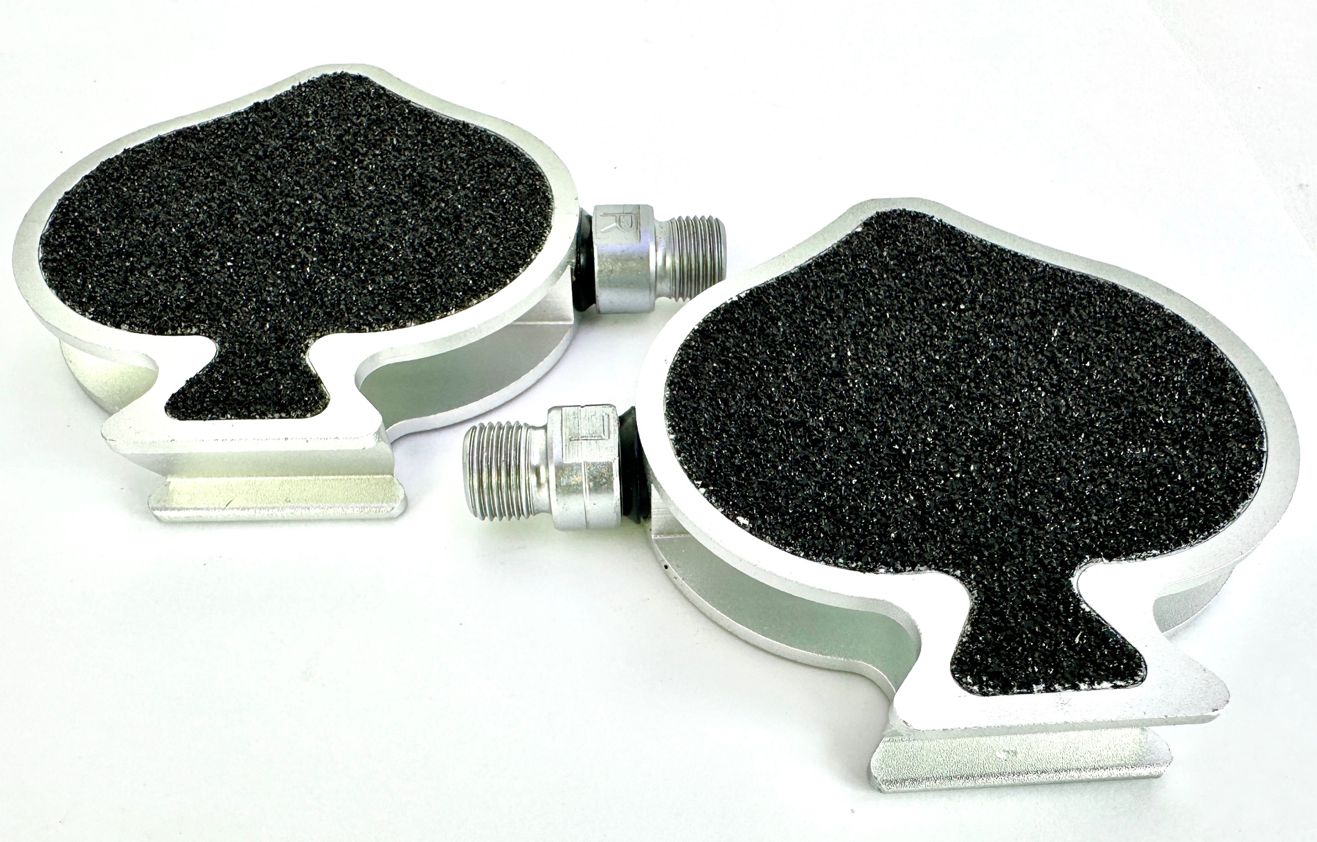 Pik spade Pedale 9/16 schwarz silber