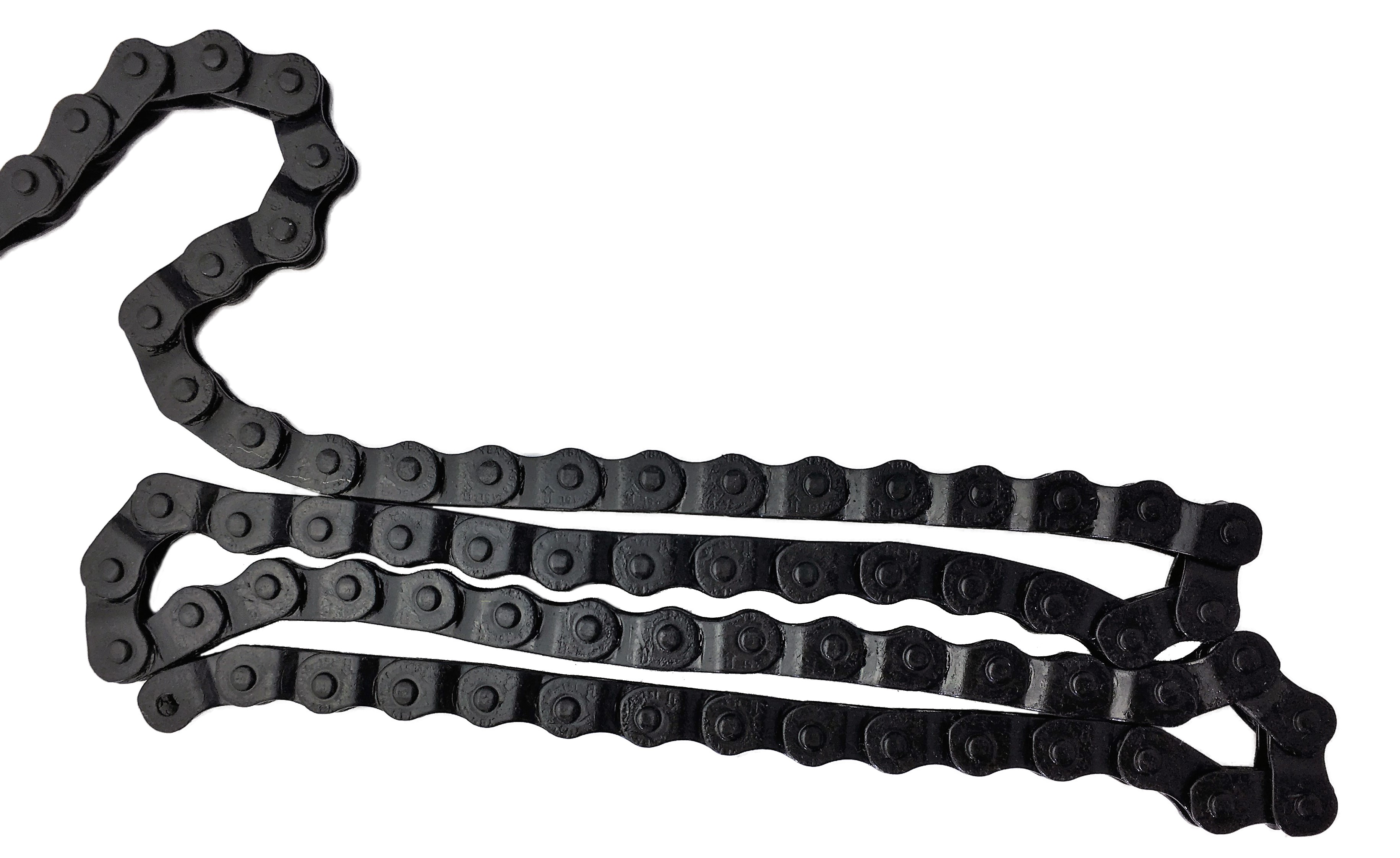 Halflink Kette 1/2 x 1/8, schwarz