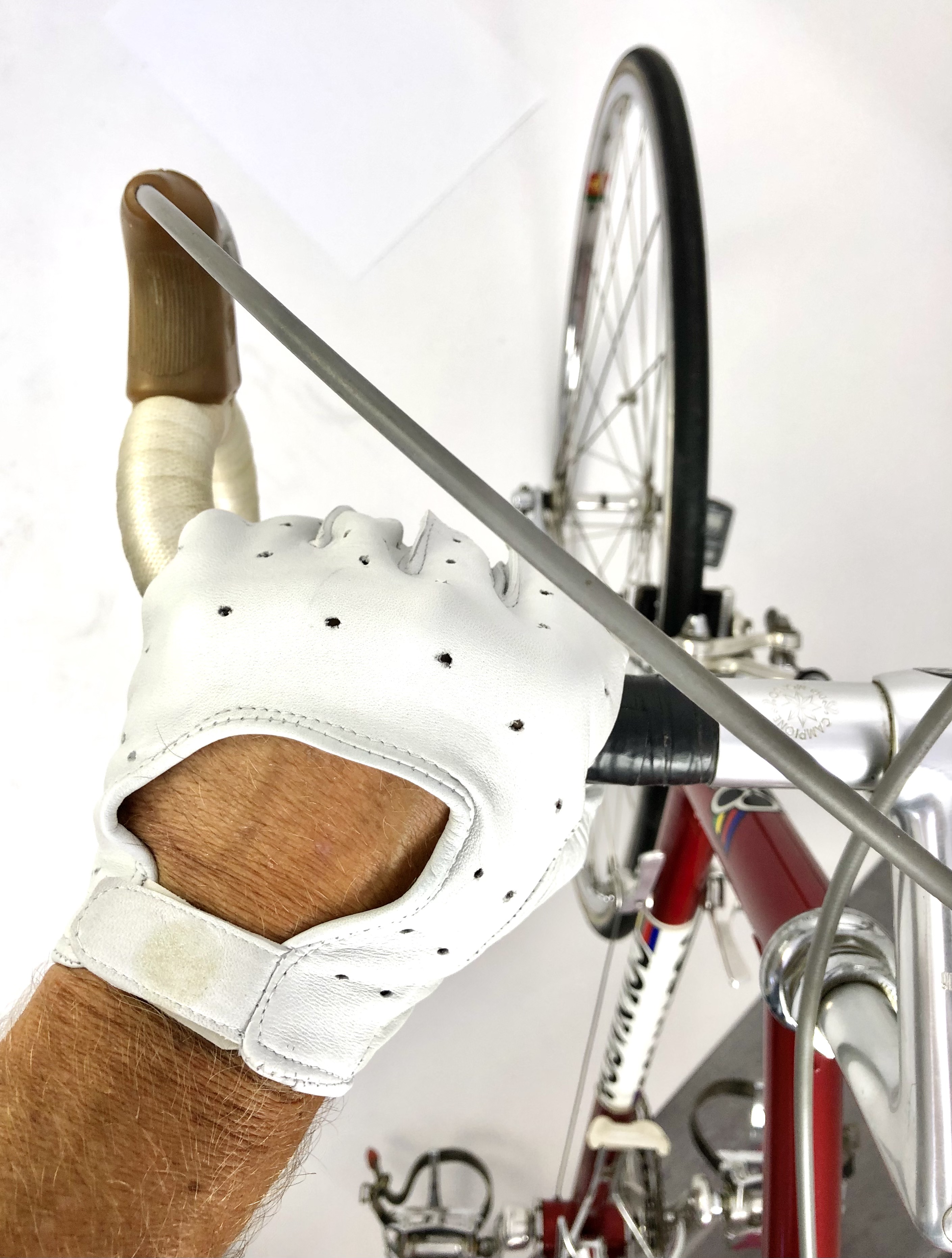 Original GANT 1970s Vintage Fahrradhandschuhe, Fahrerhandschuhe Größe 12
