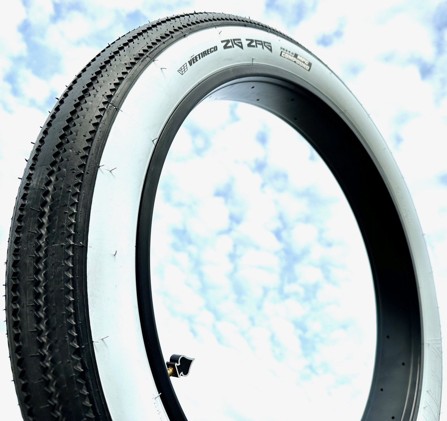 Reifen Fat Bike Classic Cycle Zig Zag 26 x 4.0 - 97/102 - 559 Weißwand