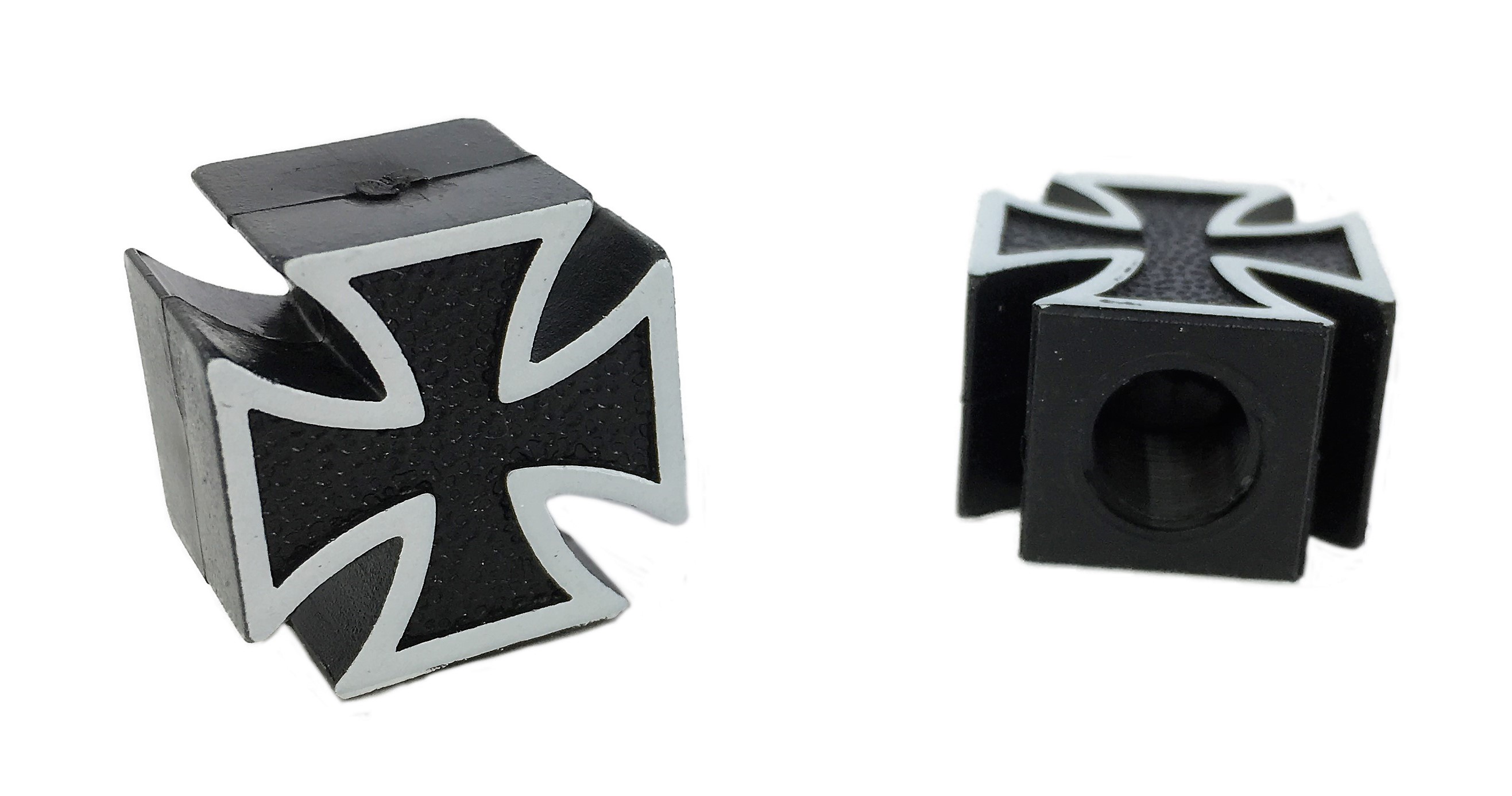 Ventilkappen Malteser / Iron Cross Toller Custom-Look